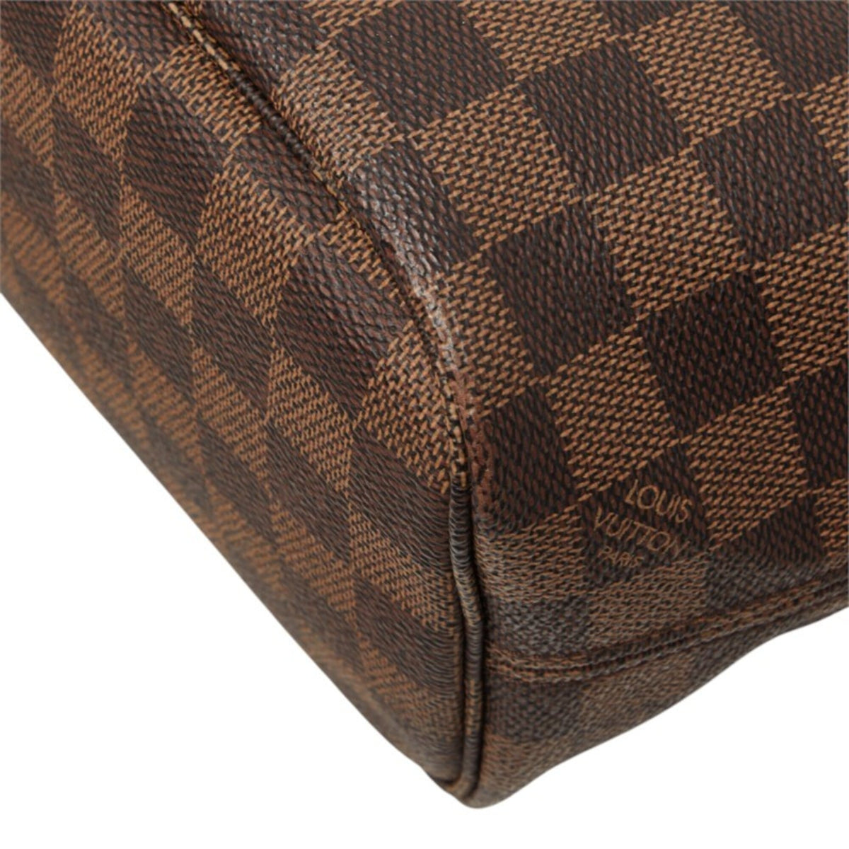 Louis Vuitton Brown Pvc Leather Handbag Tote Bag (Pre-Owned)