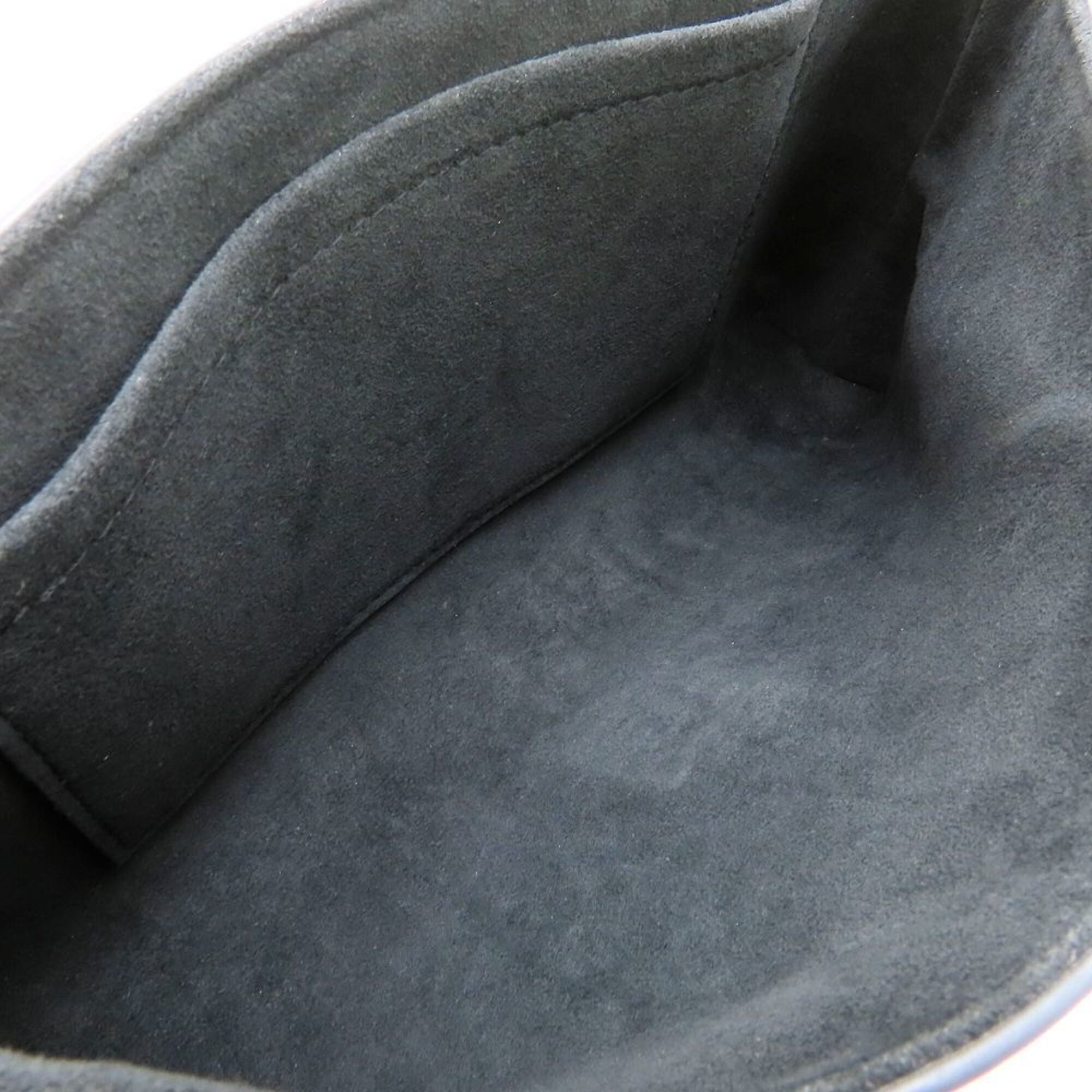 Louis Vuitton Black Leather Shoulder Bag (Pre-Owned)