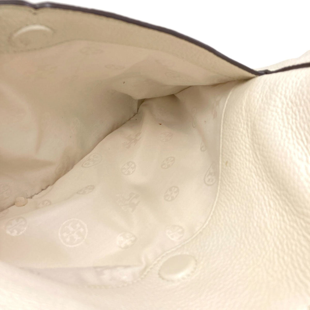 Tory Burch White Leather Tote Bag (Pre-Owned)