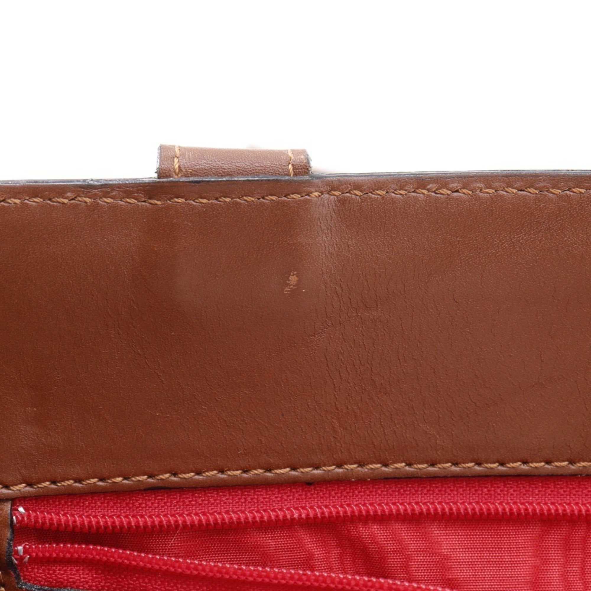 Celine Brown Leather Tote Bag (Pre-Owned)
