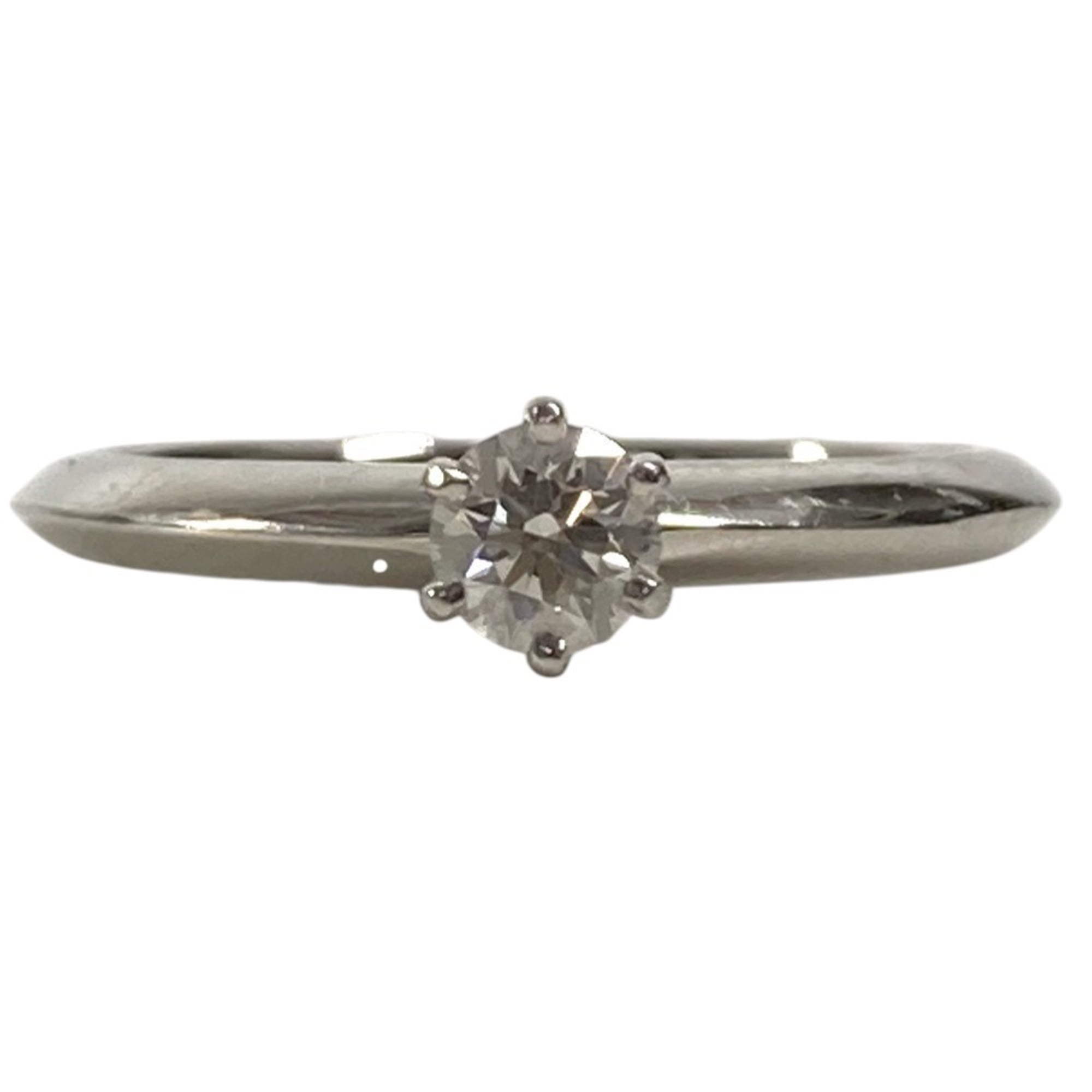 Tiffany Silver Platinum 950 Band Ring (Pre-Owned)