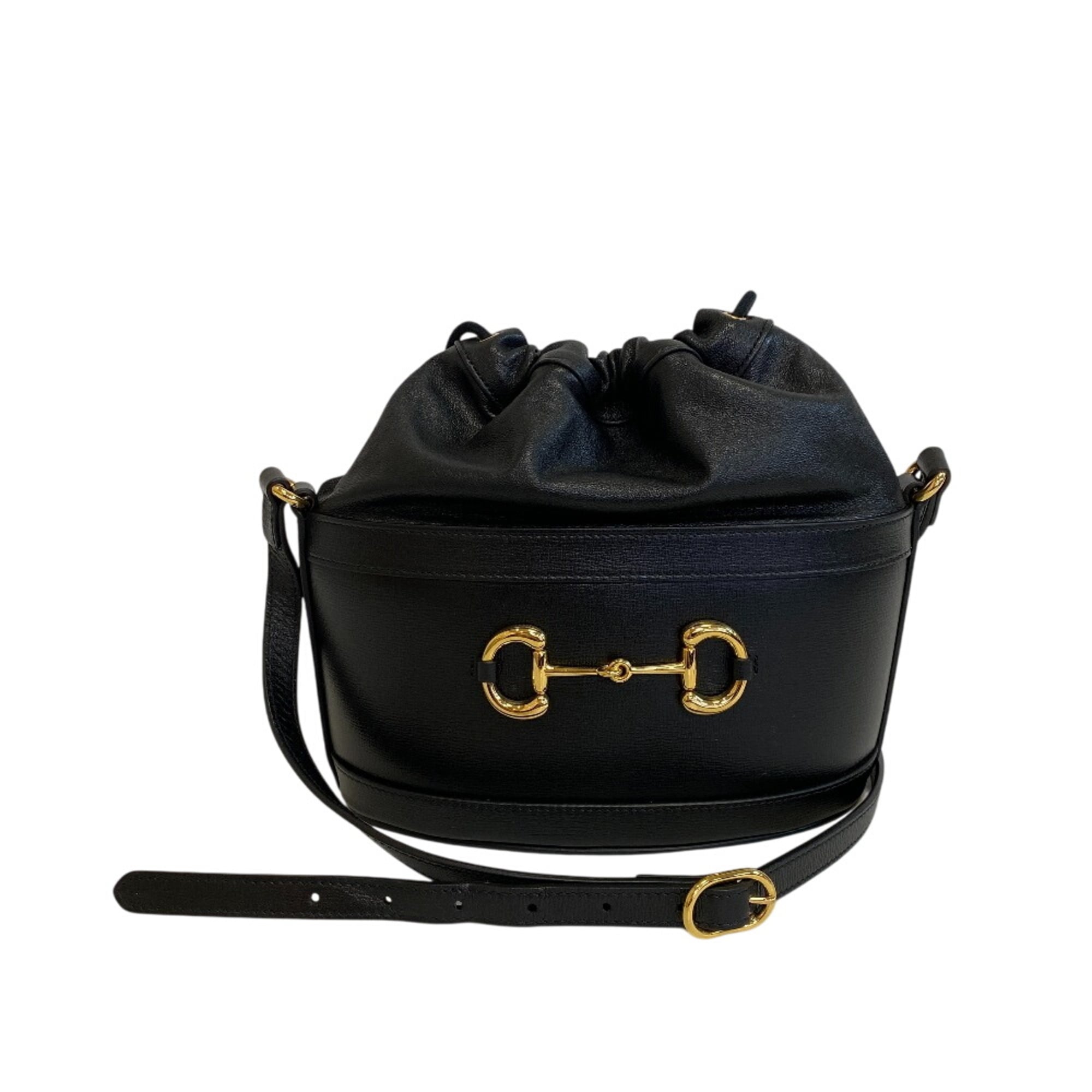 Gucci Black Leather Shoulder Bag (Pre-Owned)