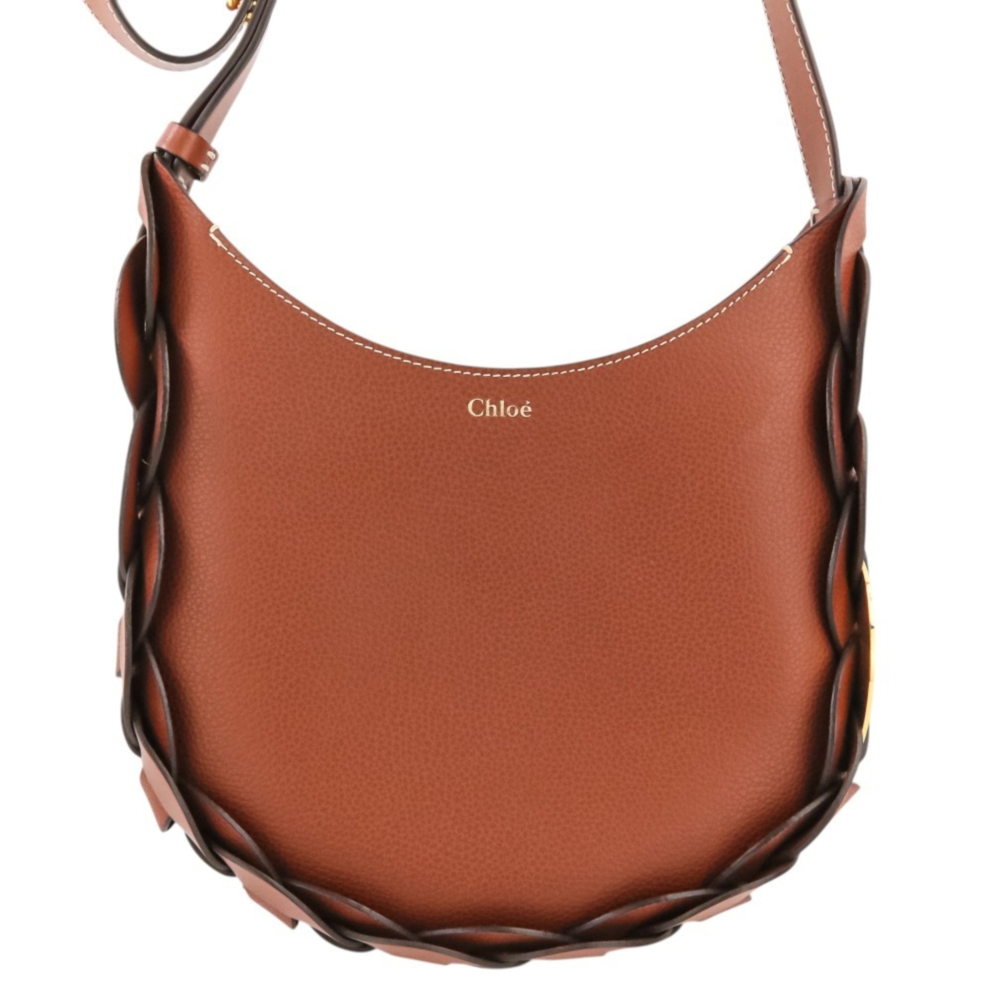 Chloé Brown Leather Handbag Shoulder Bag (Pre-Owned)