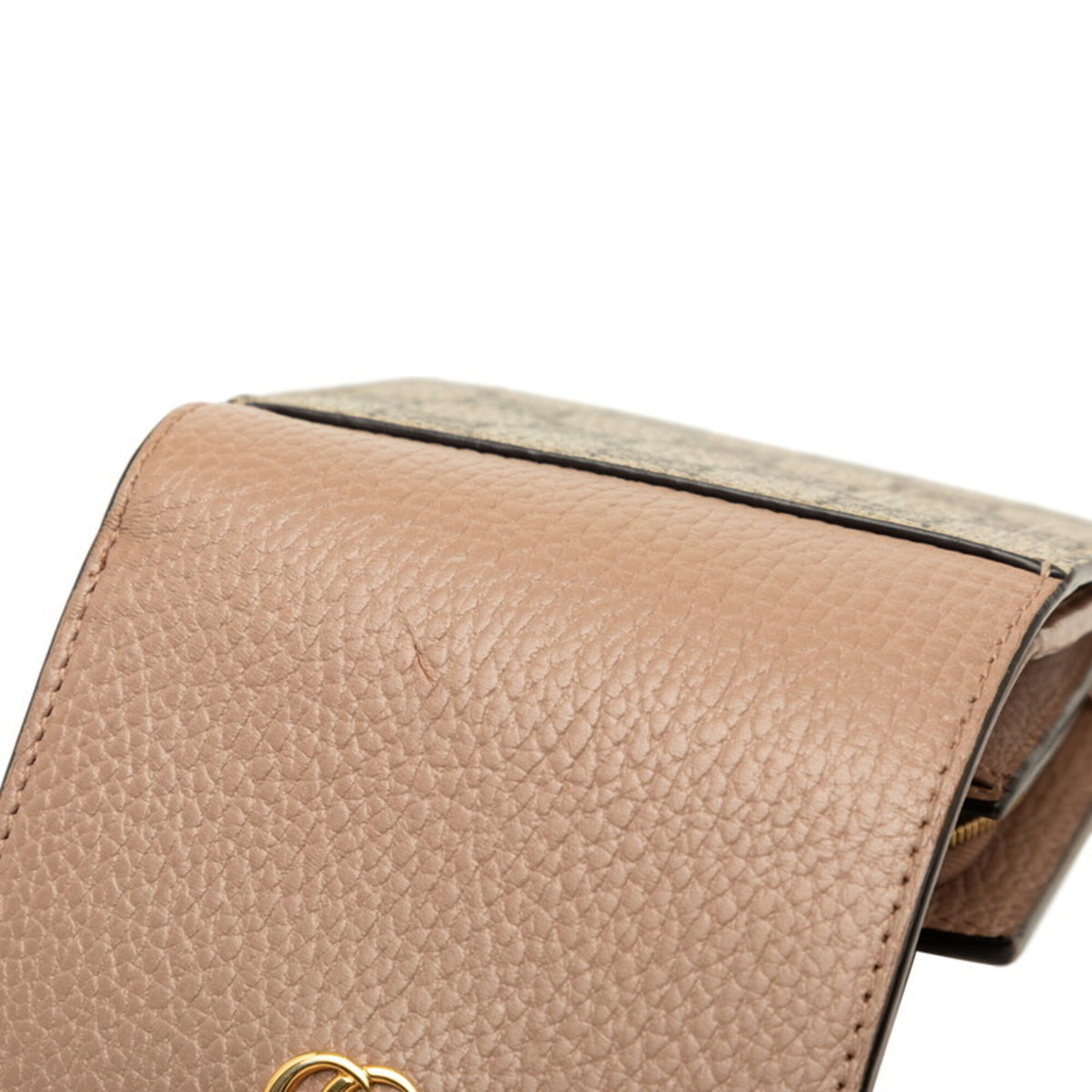 Gucci Beige Pvc Leather Wallet (Bi-Fold) (Pre-Owned)