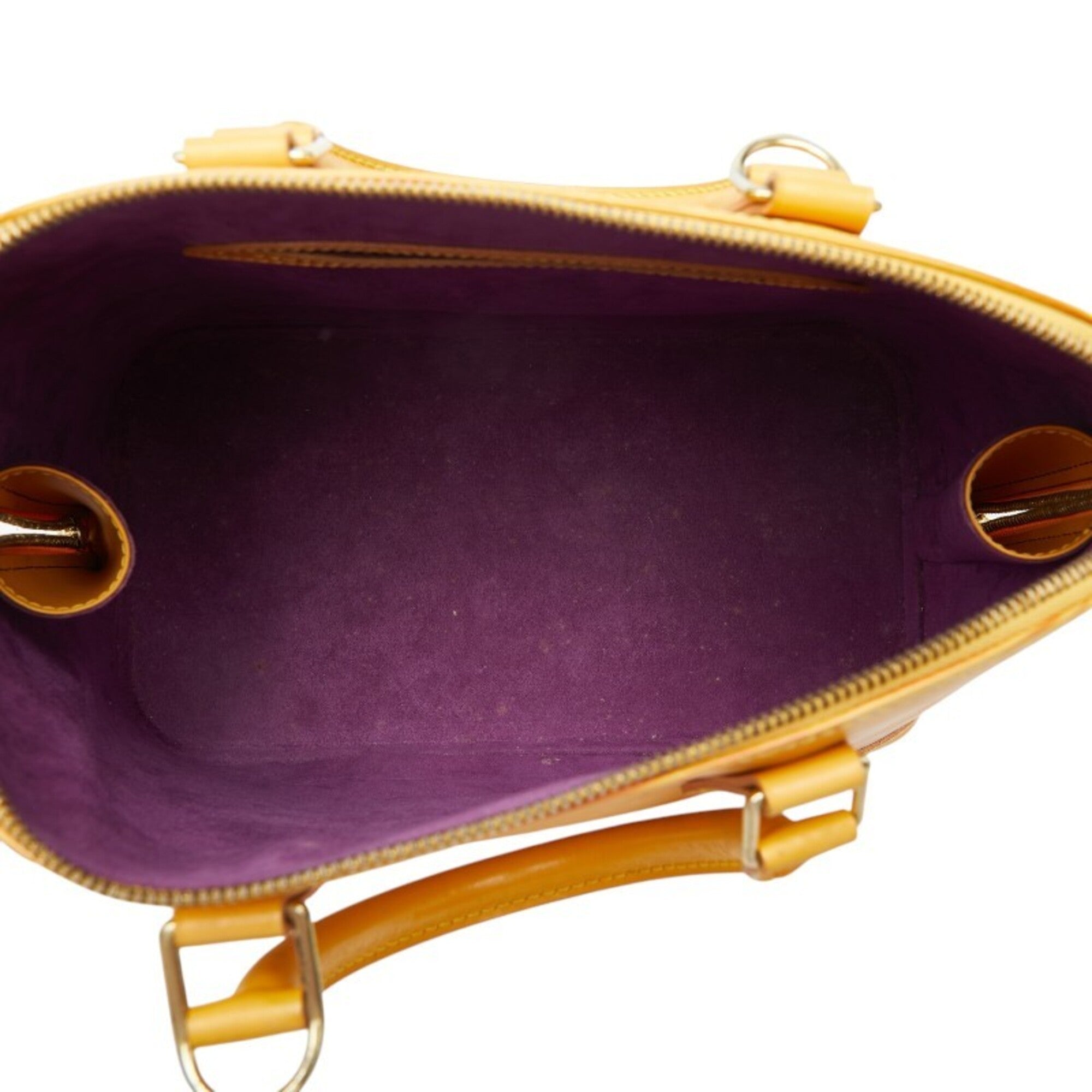 Louis Vuitton Yellow Leather Handbag (Pre-Owned)