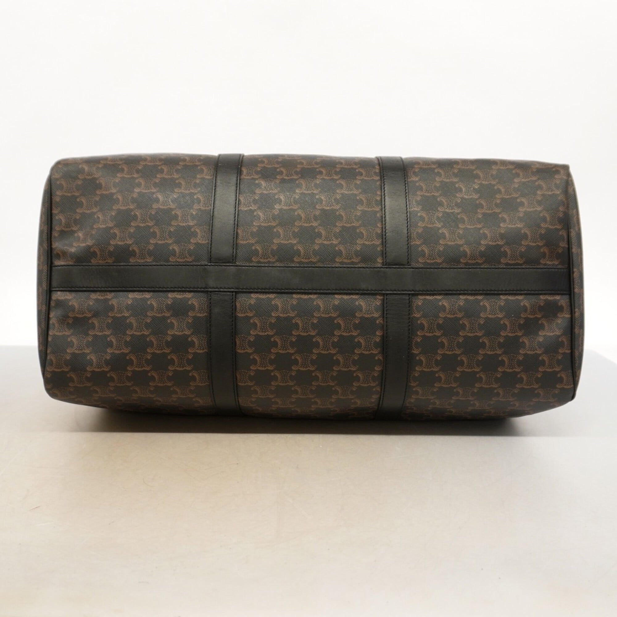 Celine Black Pvc Boston Bag (Pre-Owned)