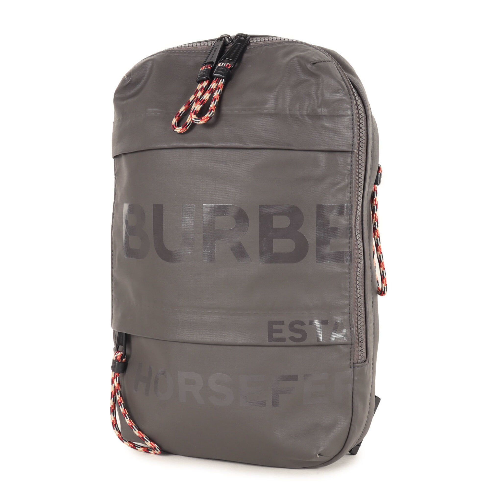 Burberry Gray Nylon Sling Bag (Pre-Owned)