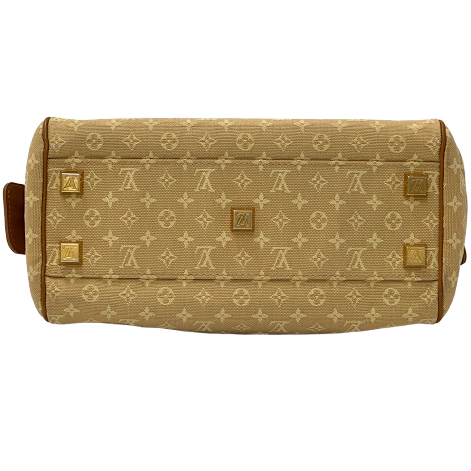 Louis Vuitton Beige Brown Monogram Mini Canvas Handbag (Pre-Owned)