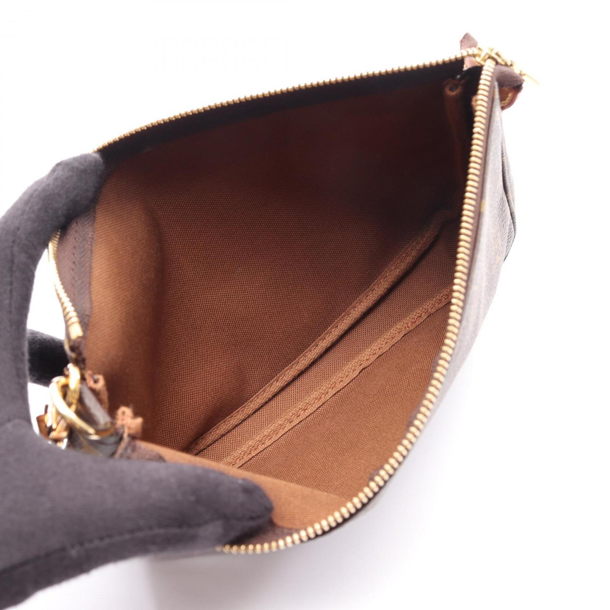 Louis Vuitton Monogram Brown Monogram Leather Handbag (Pre-Owned)