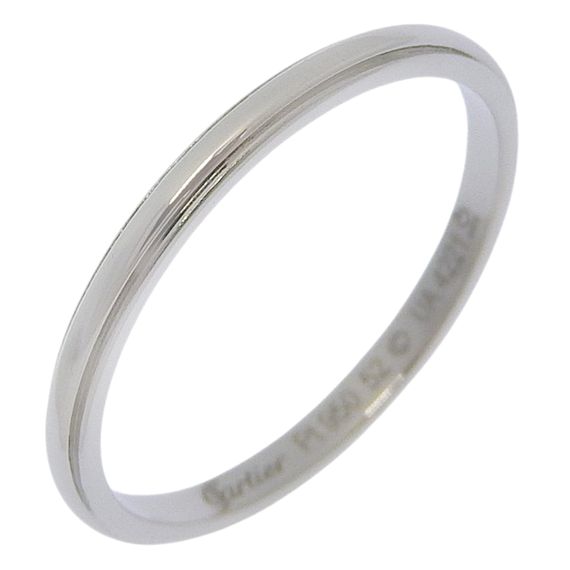 Cartier Platinum Platinum 950 Band Ring (Pre-Owned)