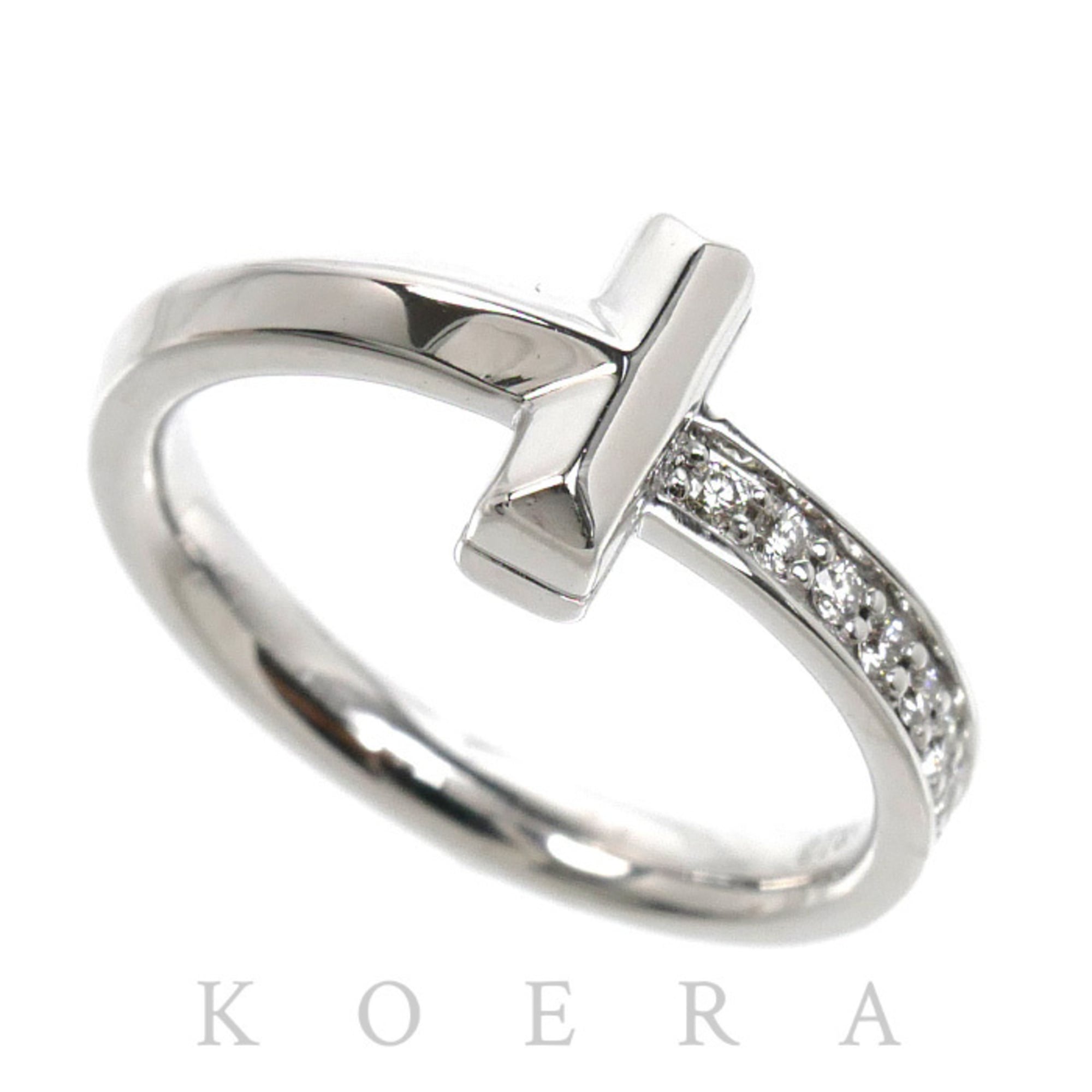 Tiffany White Gold (18K) Band Ring (Pre-Owned)