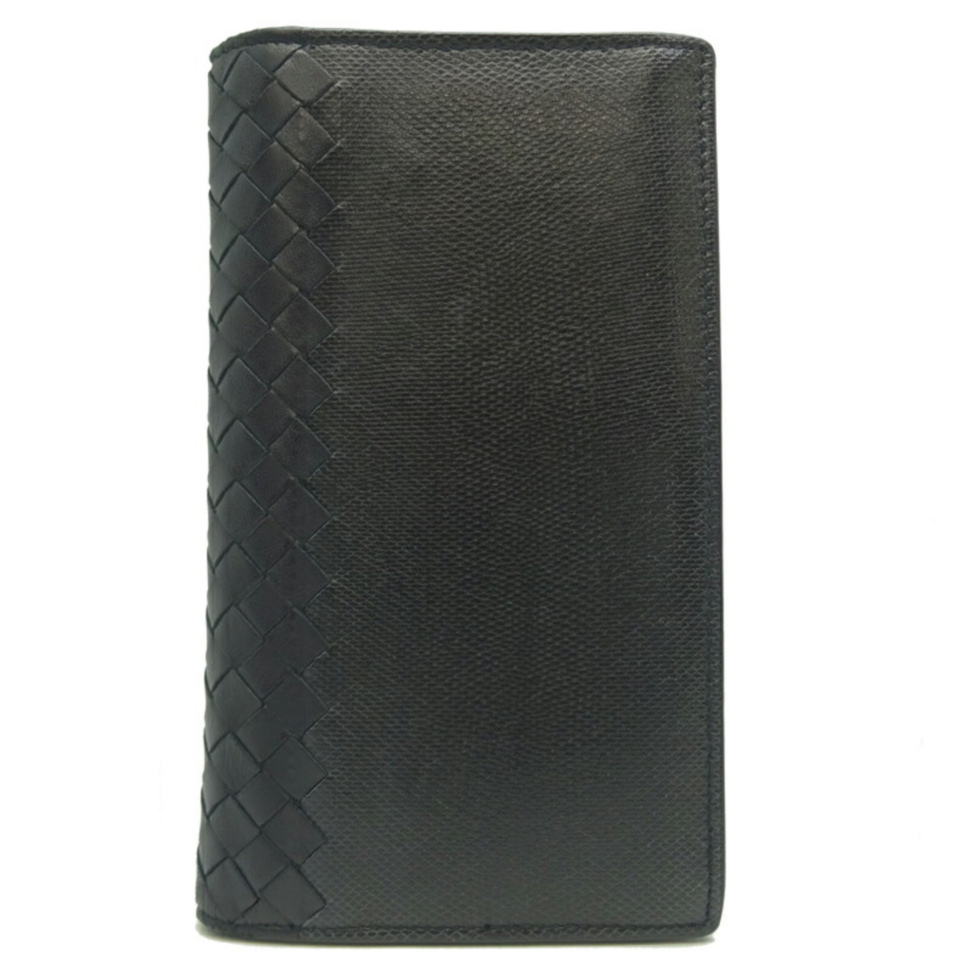 Bottega Veneta Intrecciato Black Intrecciato Coin Purse/Coin Case (Pre-Owned)