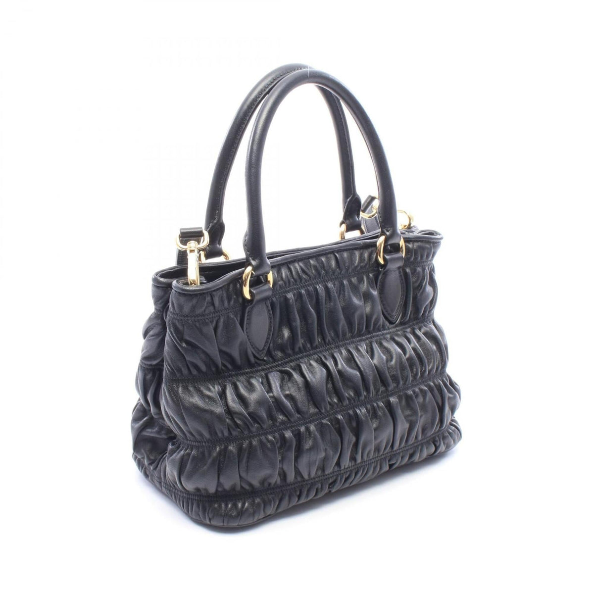 Prada Black Leather Handbag (Pre-Owned)