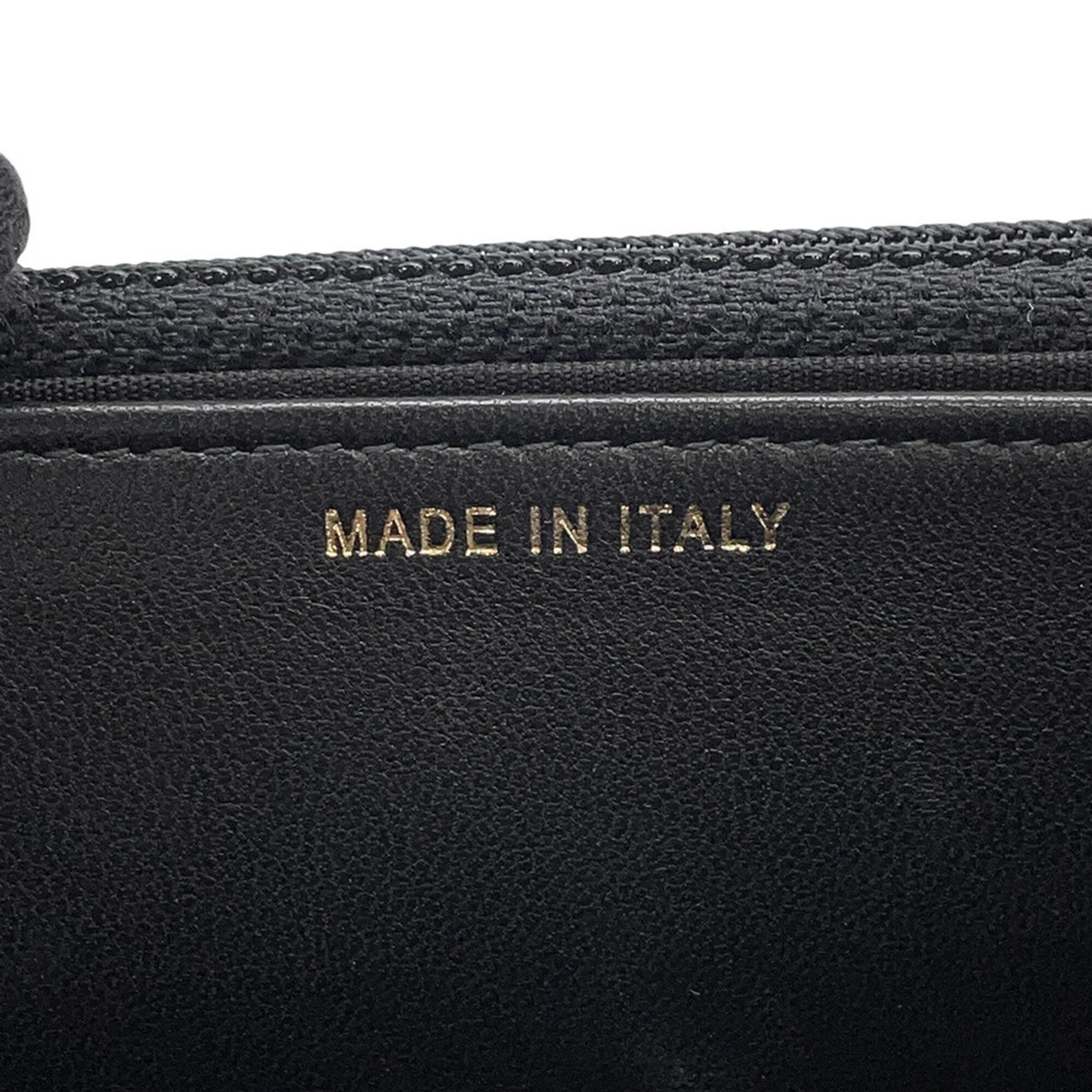 Chanel Black Leather Chain/Shoulder Wallet (Pre-Owned)