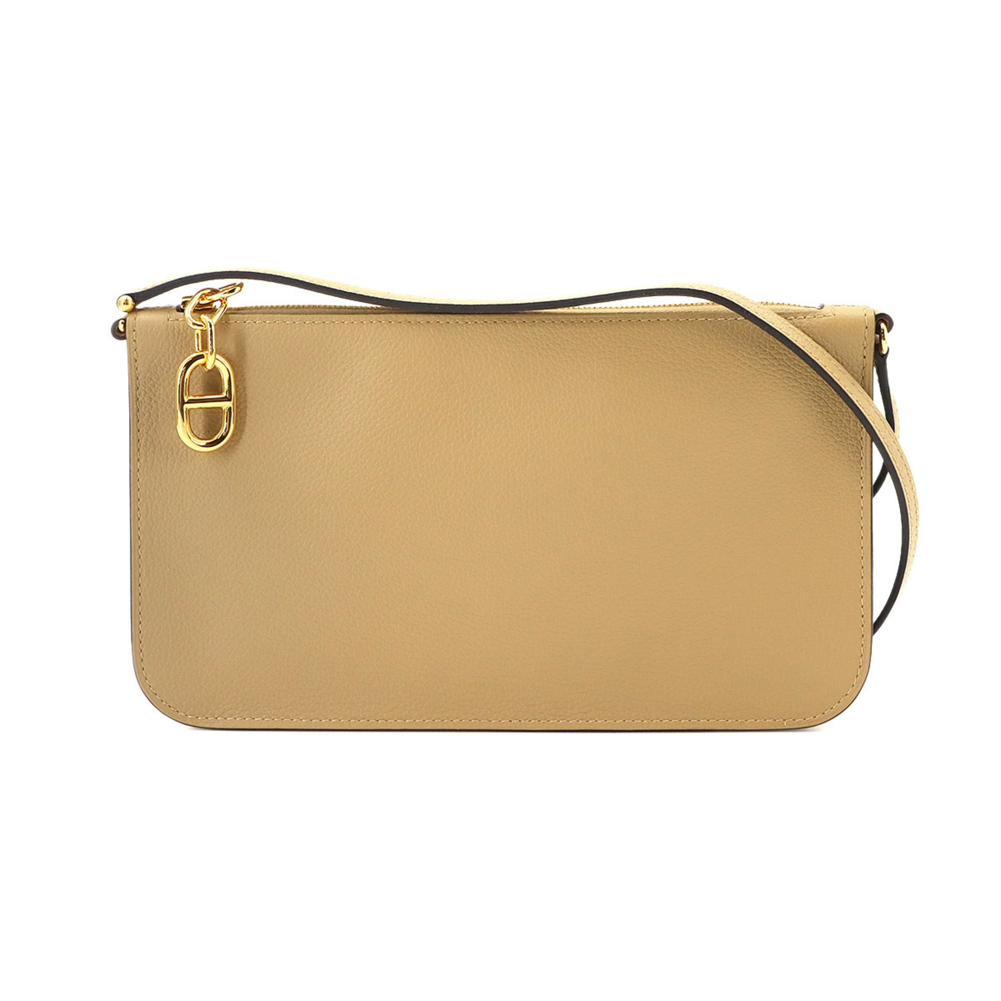 Hermes Kraft Evercalf Leather Shoulder Bag (Pre-Owned)