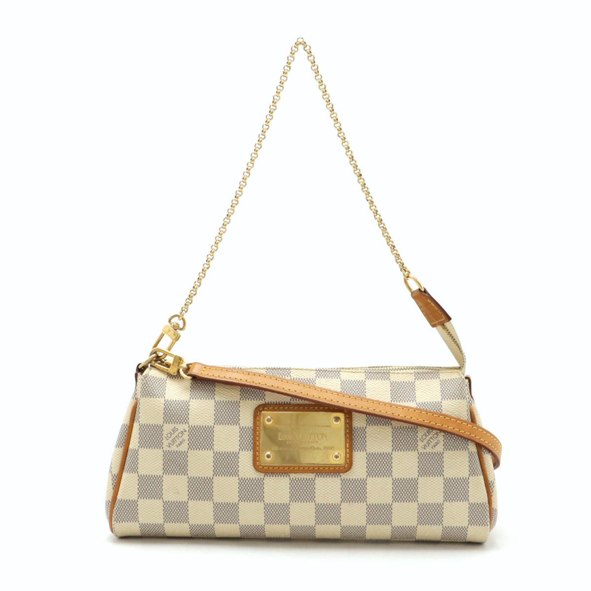 Louis Vuitton Damier Azur Ivory Pvc Shoulder Bag (Pre-Owned)