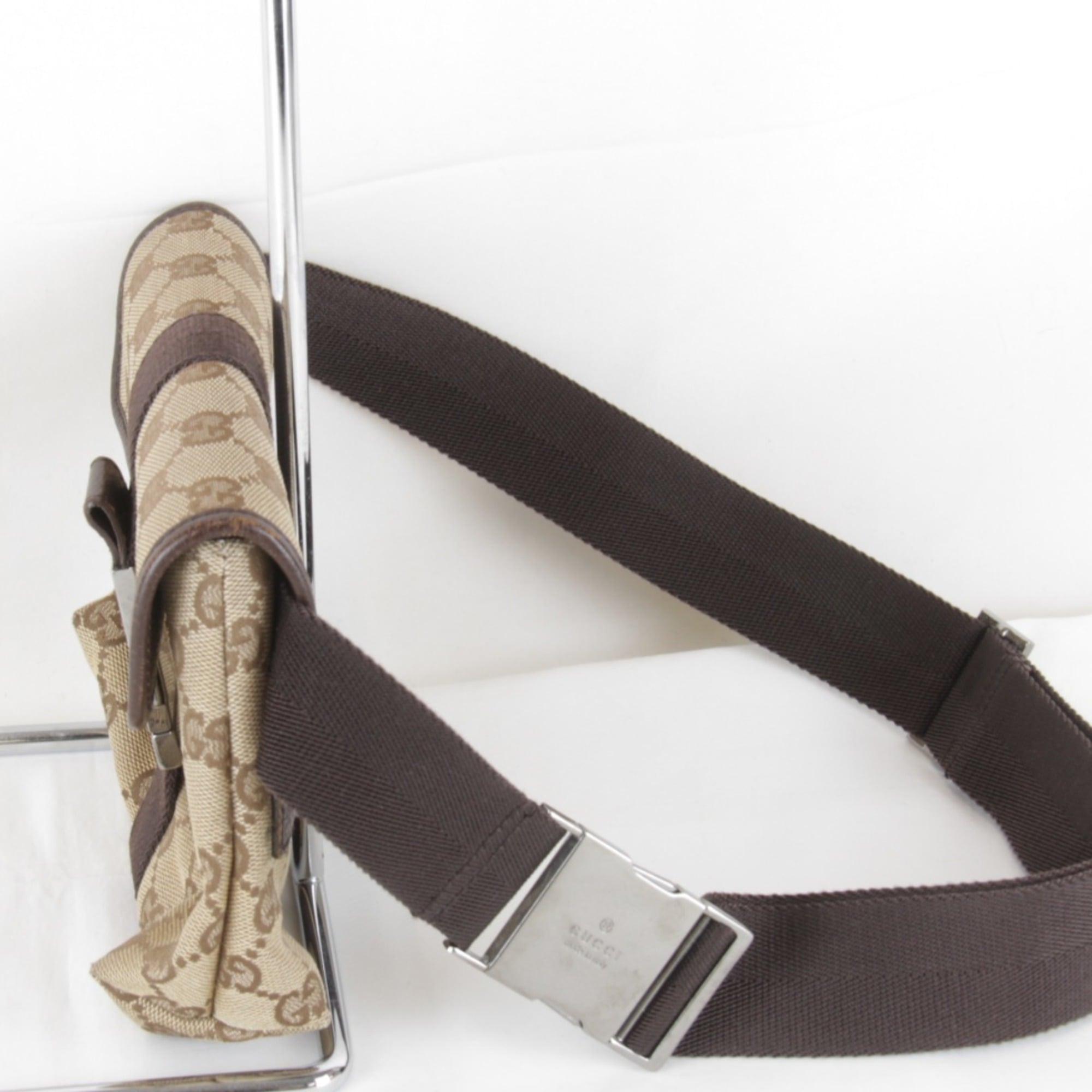 Gucci Beige Gg Canvas Fanny Pack (Pre-Owned)