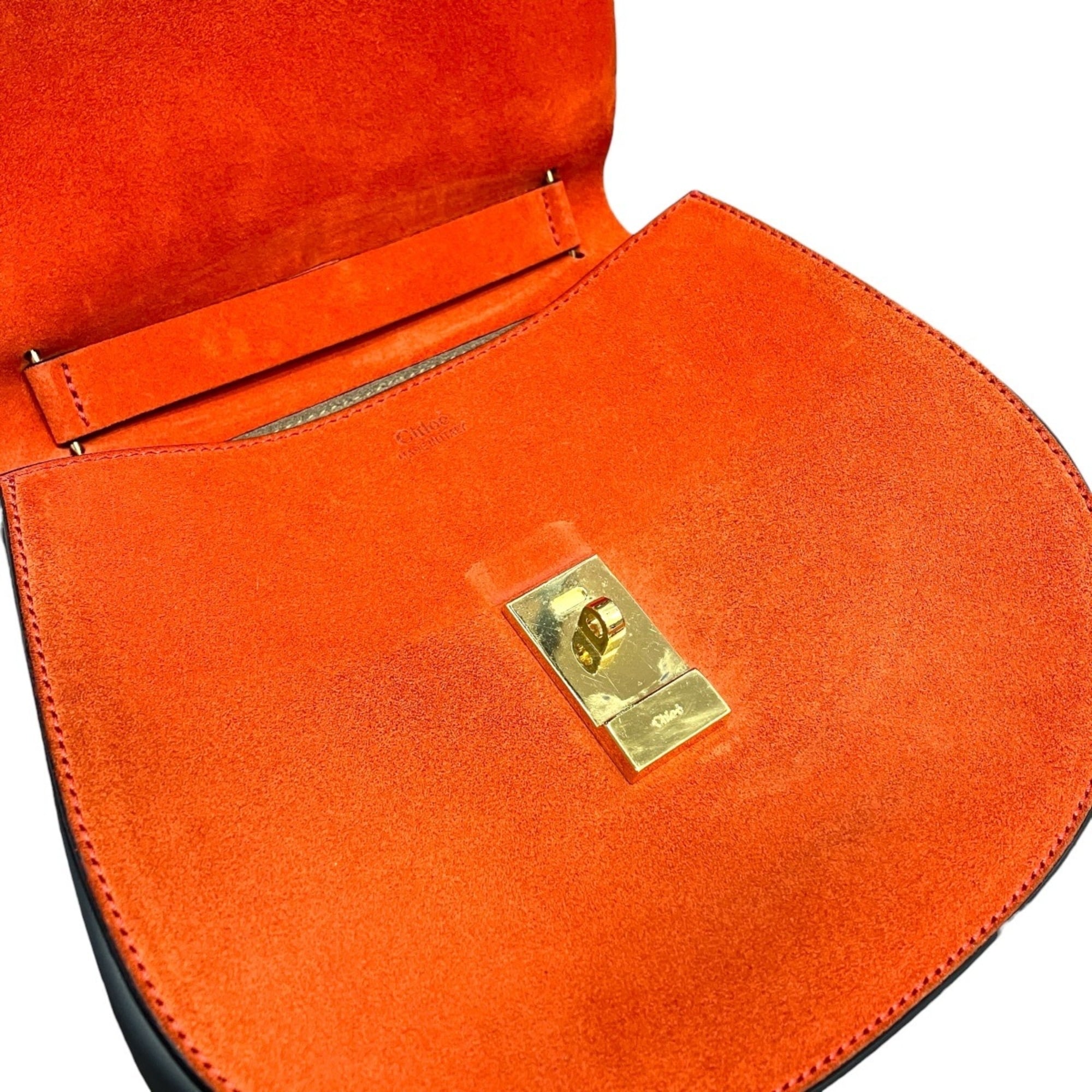 Chloé Drew Leather Shoulder Bag (Pre-Owned)