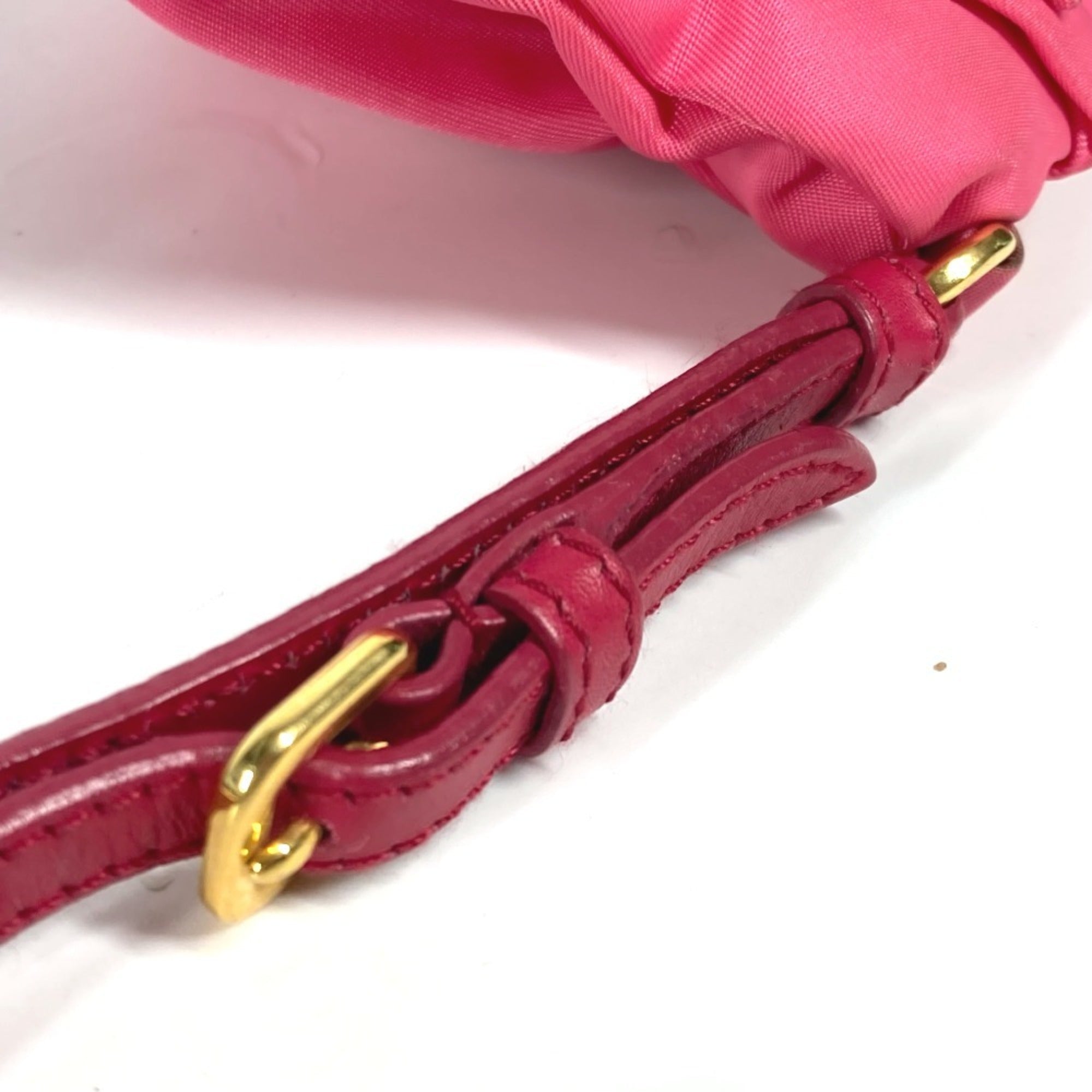 Prada Pink Bow Clutch Bag Pouch (Pre-Owned)