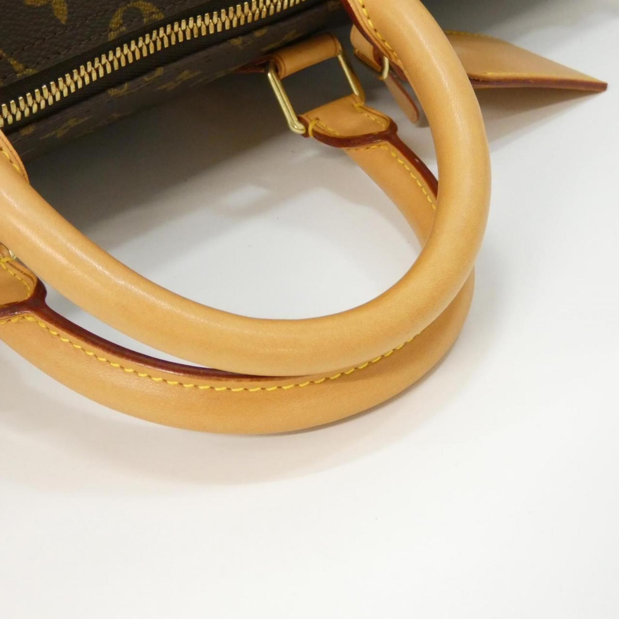 Louis Vuitton Marron Coated Canvas Boston Bag (Pre-Owned)