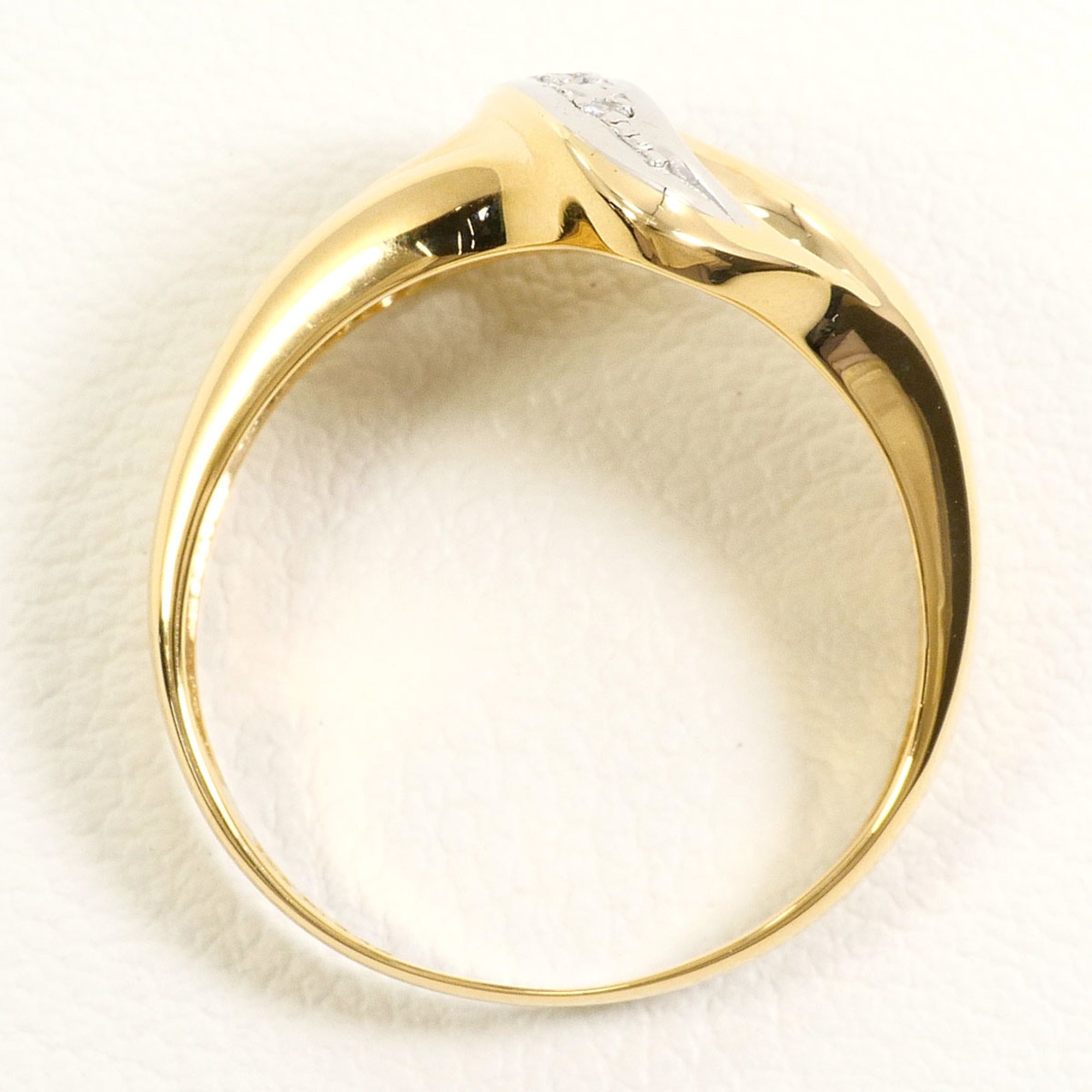 Unbranded Platinum Yellow Gold Yellow Gold (18K) Platinum 900 Band Ring (Pre-Owned)