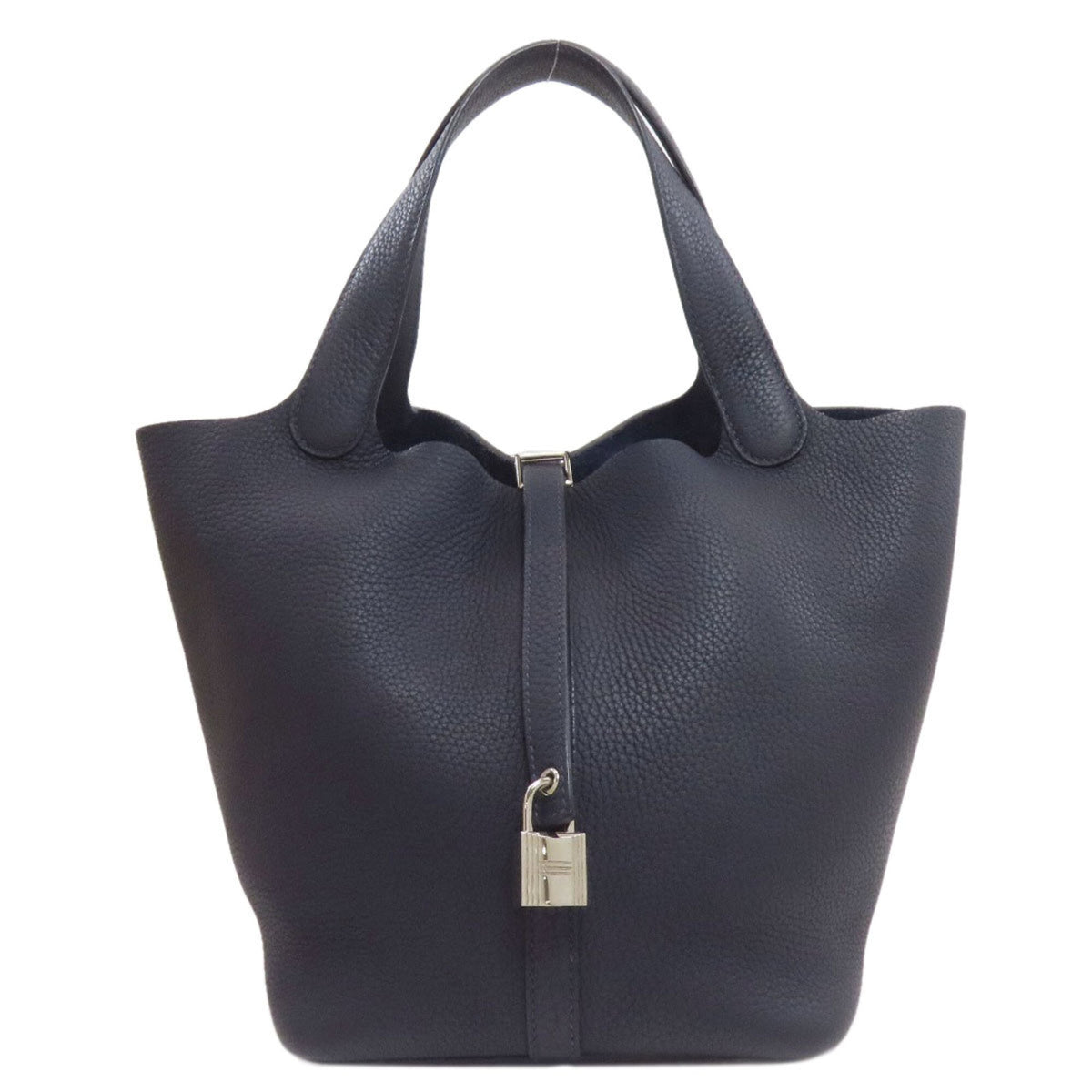 Hermes Navy Handbag (Pre-Owned)