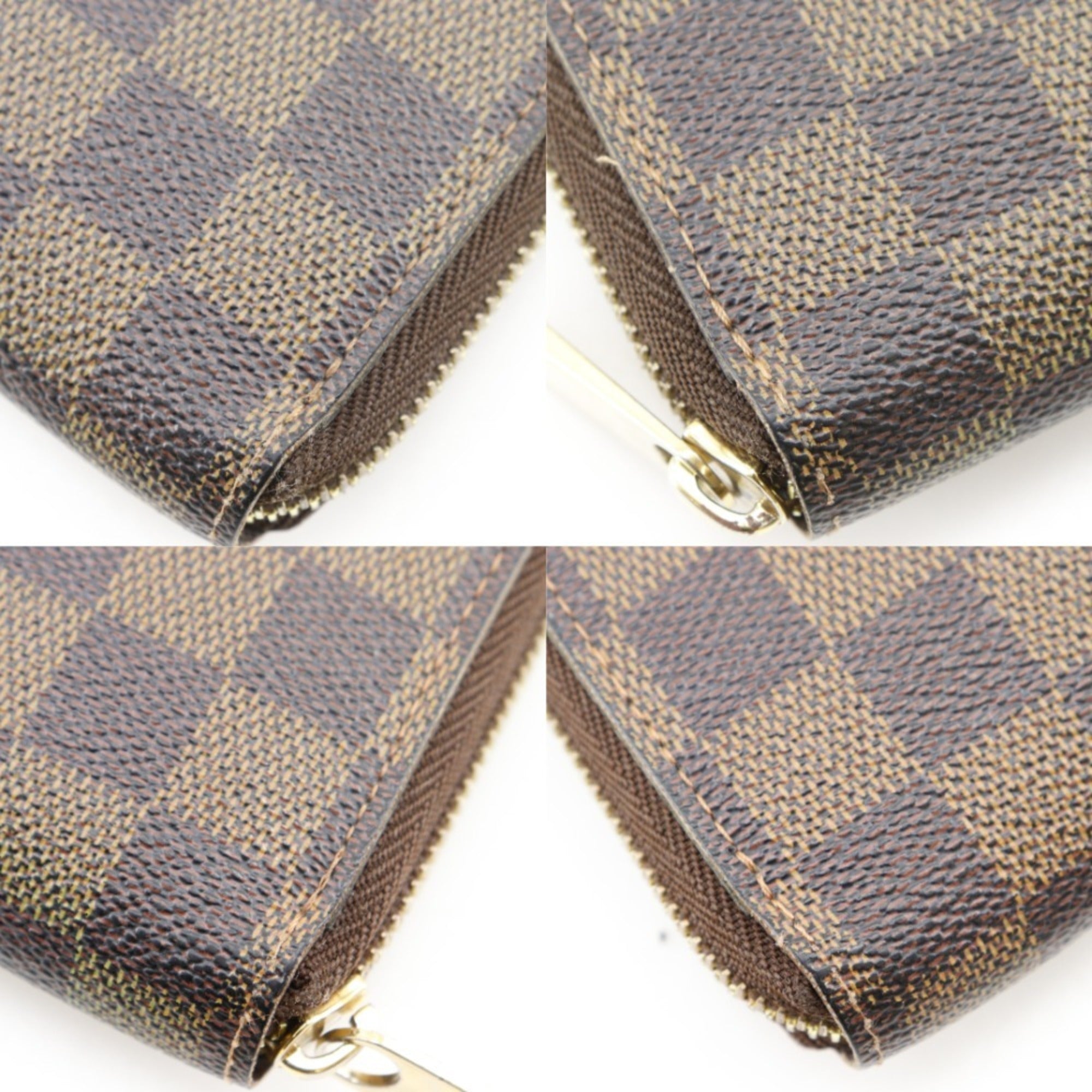 Louis Vuitton Damier Brown Damier Canvas Long Wallet (Bi-Fold) (Pre-Owned)