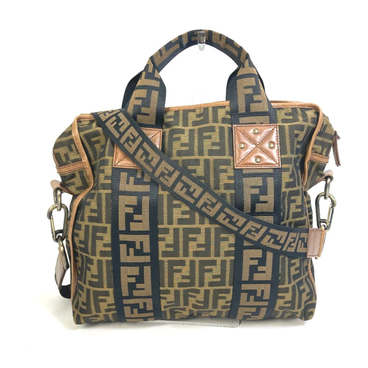 Fendi Brown Leather Tote Bag (Pre-Owned)