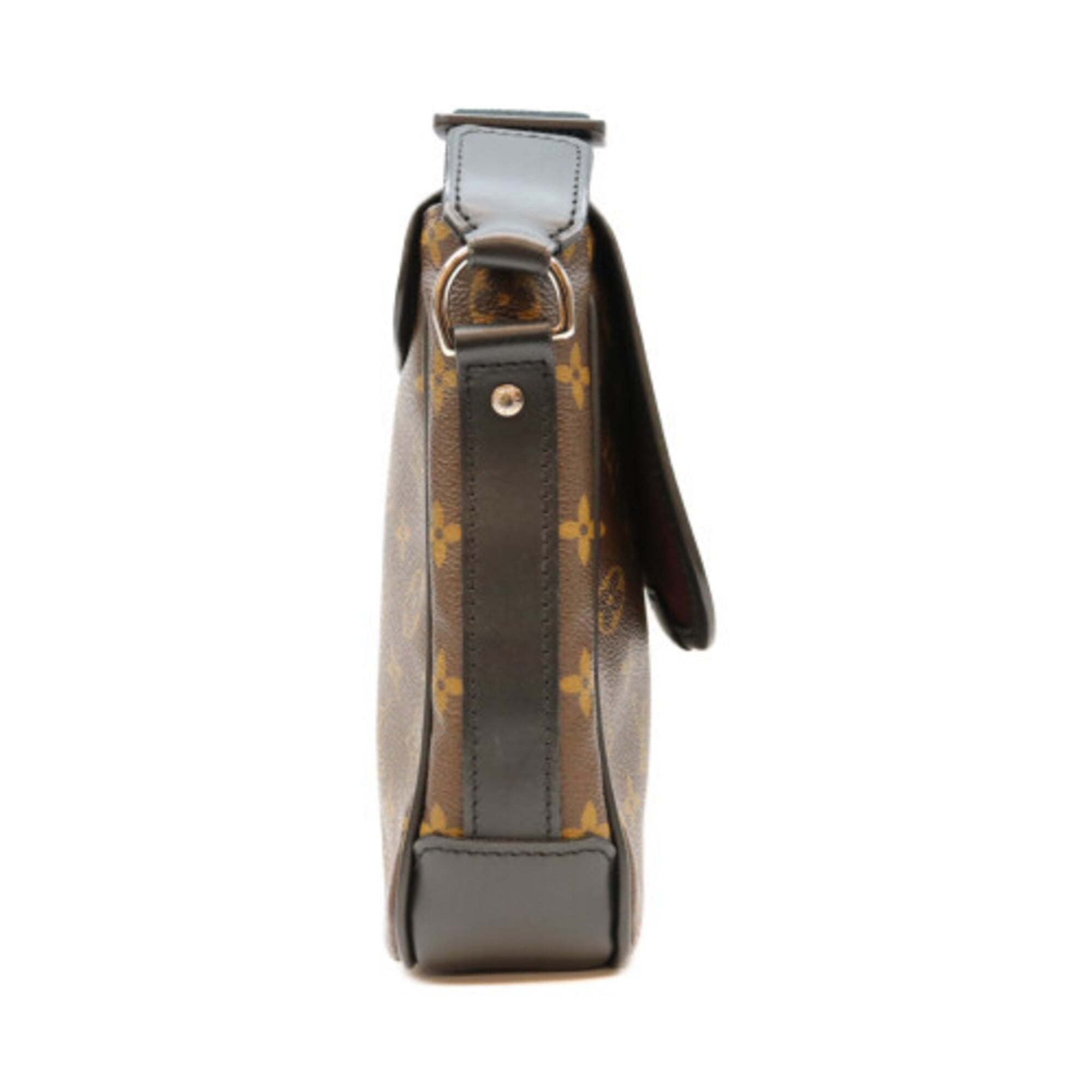 Louis Vuitton Black Brown Monogram Shoulder Bag (Pre-Owned)