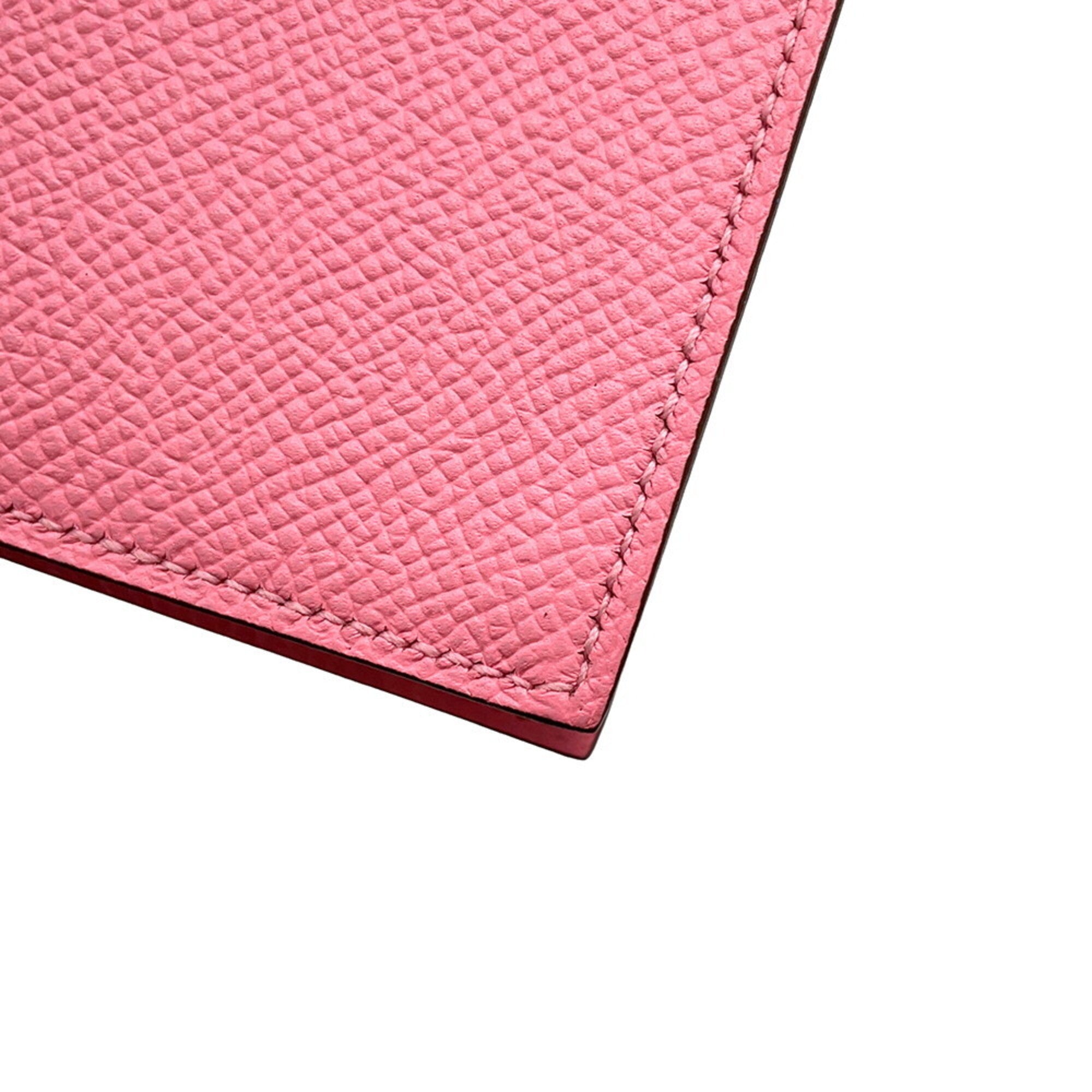 Hermes Rose Confetti Epsom Leather Long Wallet (Bi-Fold) (Pre-Owned)