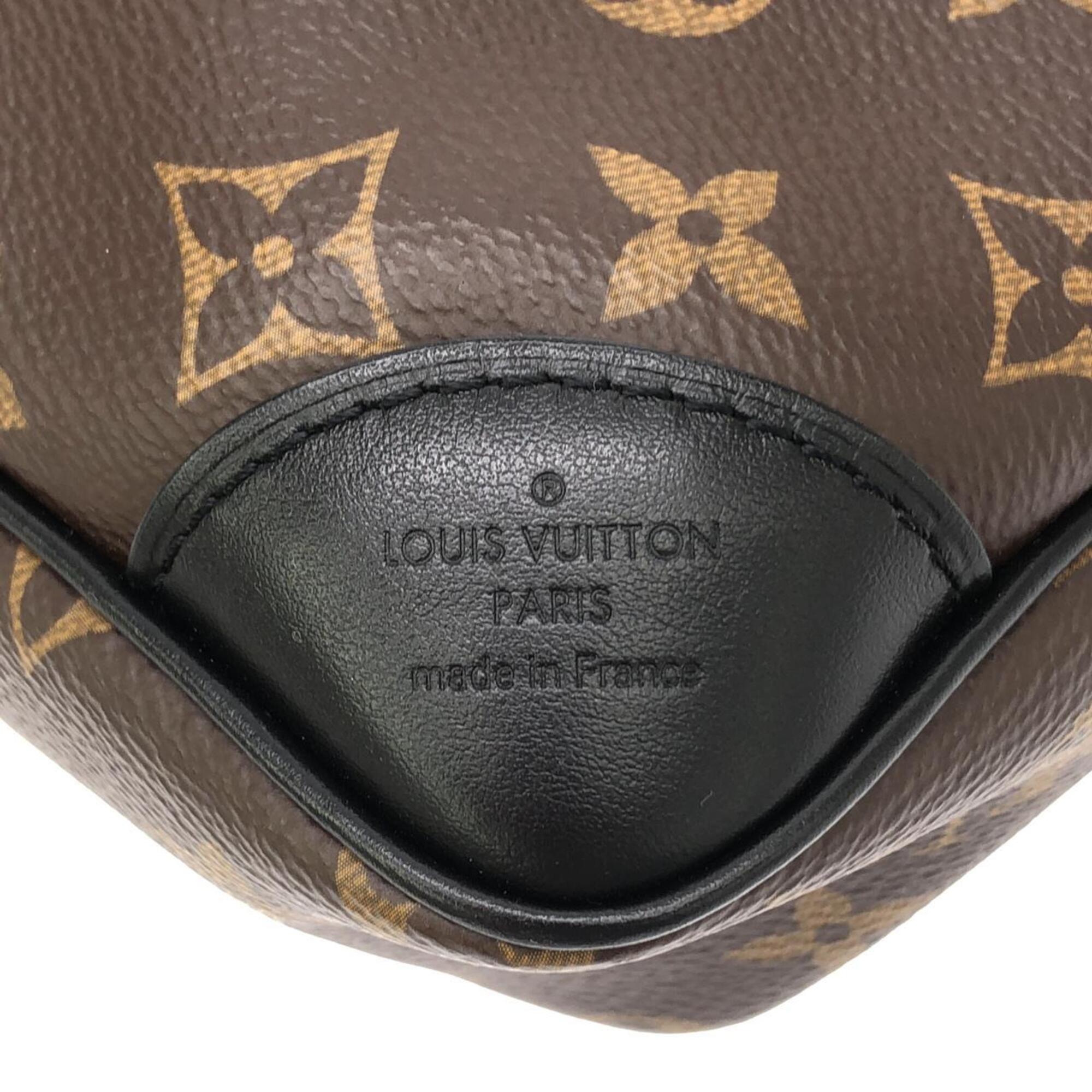 Louis Vuitton Black Marron Coated Canvas Shoulder Bag (Pre-Owned)