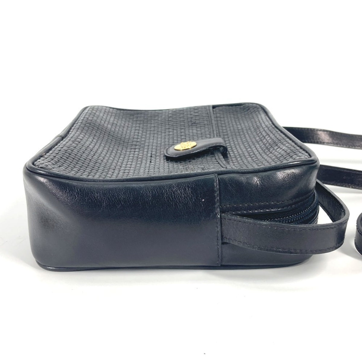 Celine Black Leather Pochette Shoulder Bag (Pre-Owned)