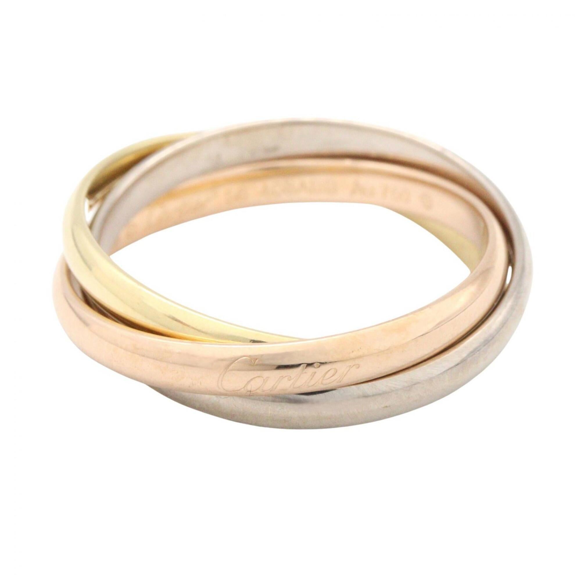 Cartier Gold Silver Yellow Gold (18K) Pink Gold (18K) White Gold (18K) Band Ring (Pre-Owned)