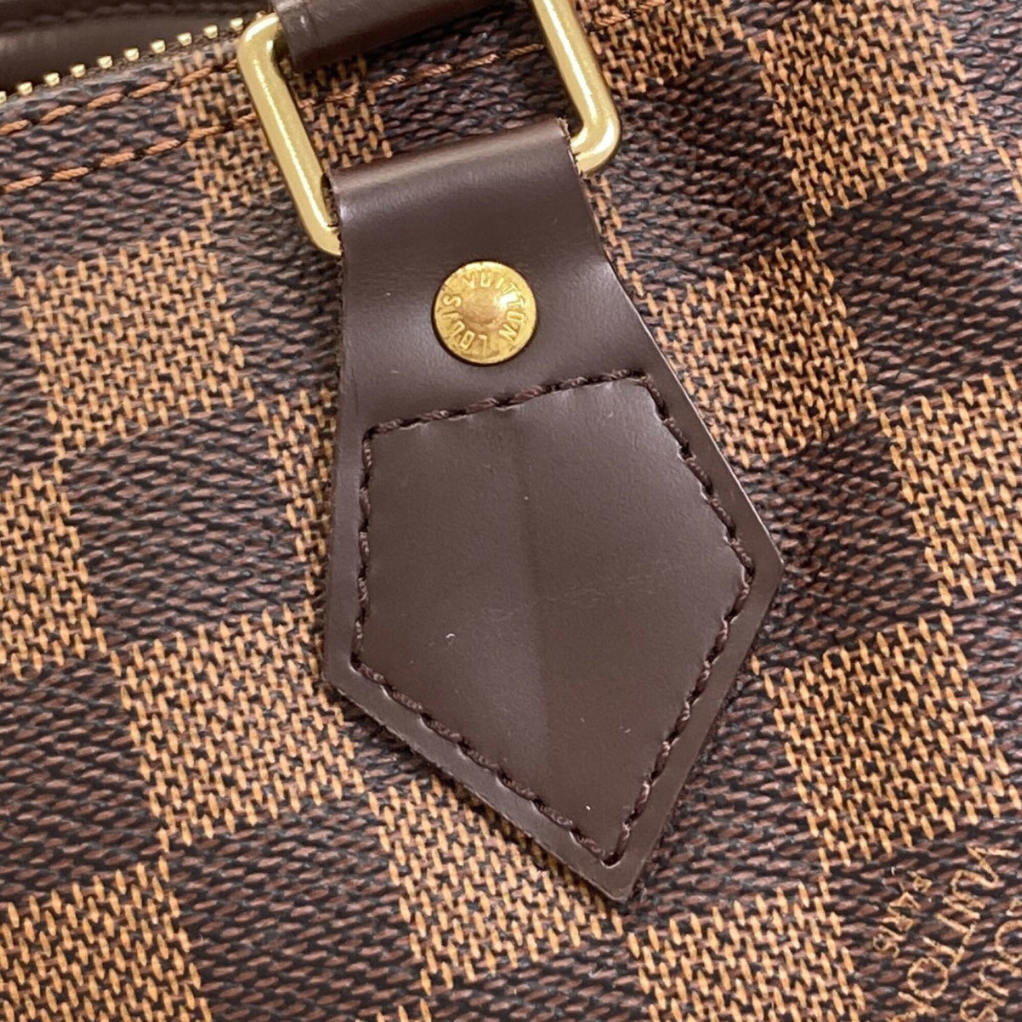 Louis Vuitton Damier Damier Canvas Ebene Damier Canvas Handbag (Pre-Owned)