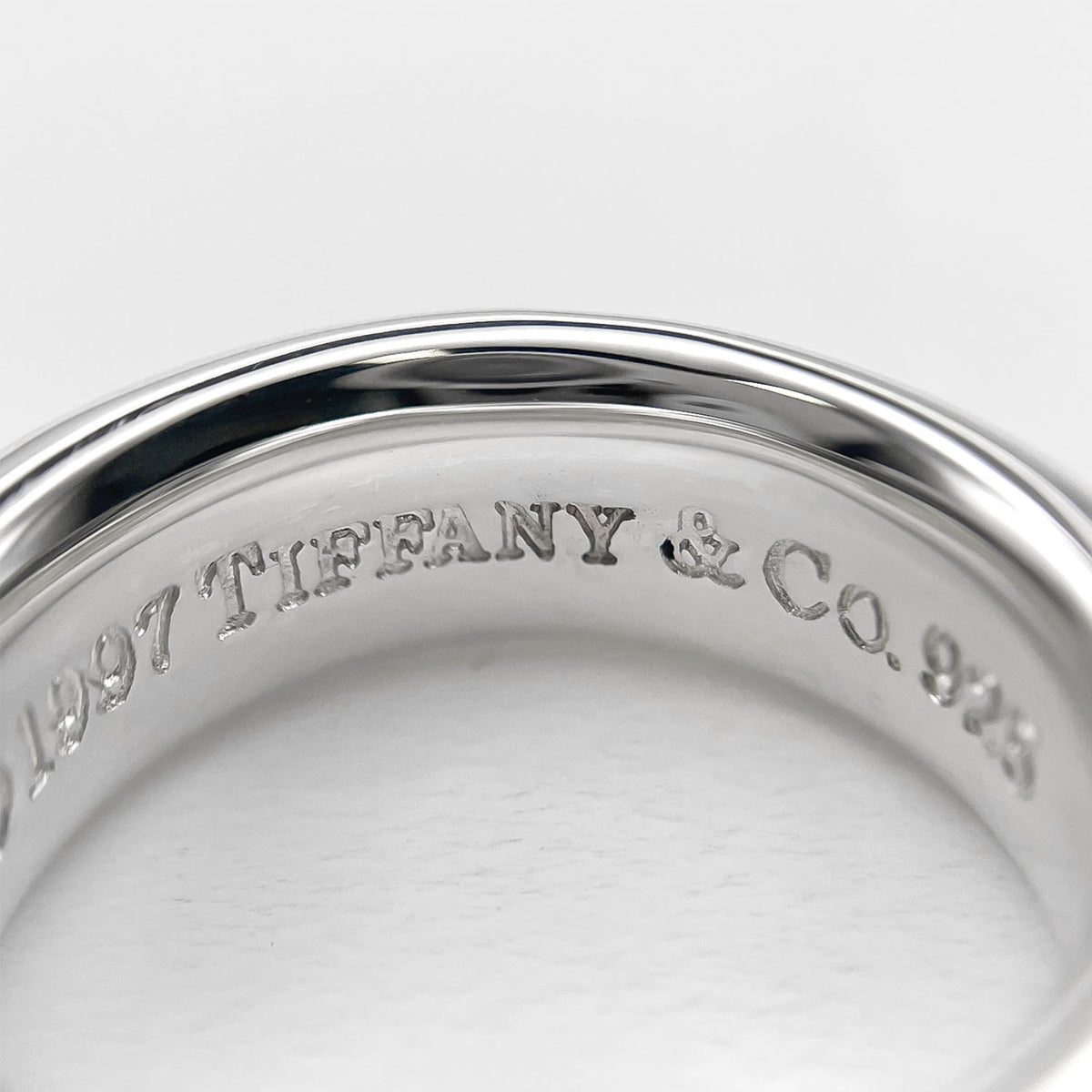 Tiffany Silver Silver 925 Band Ring (Pre-Owned)