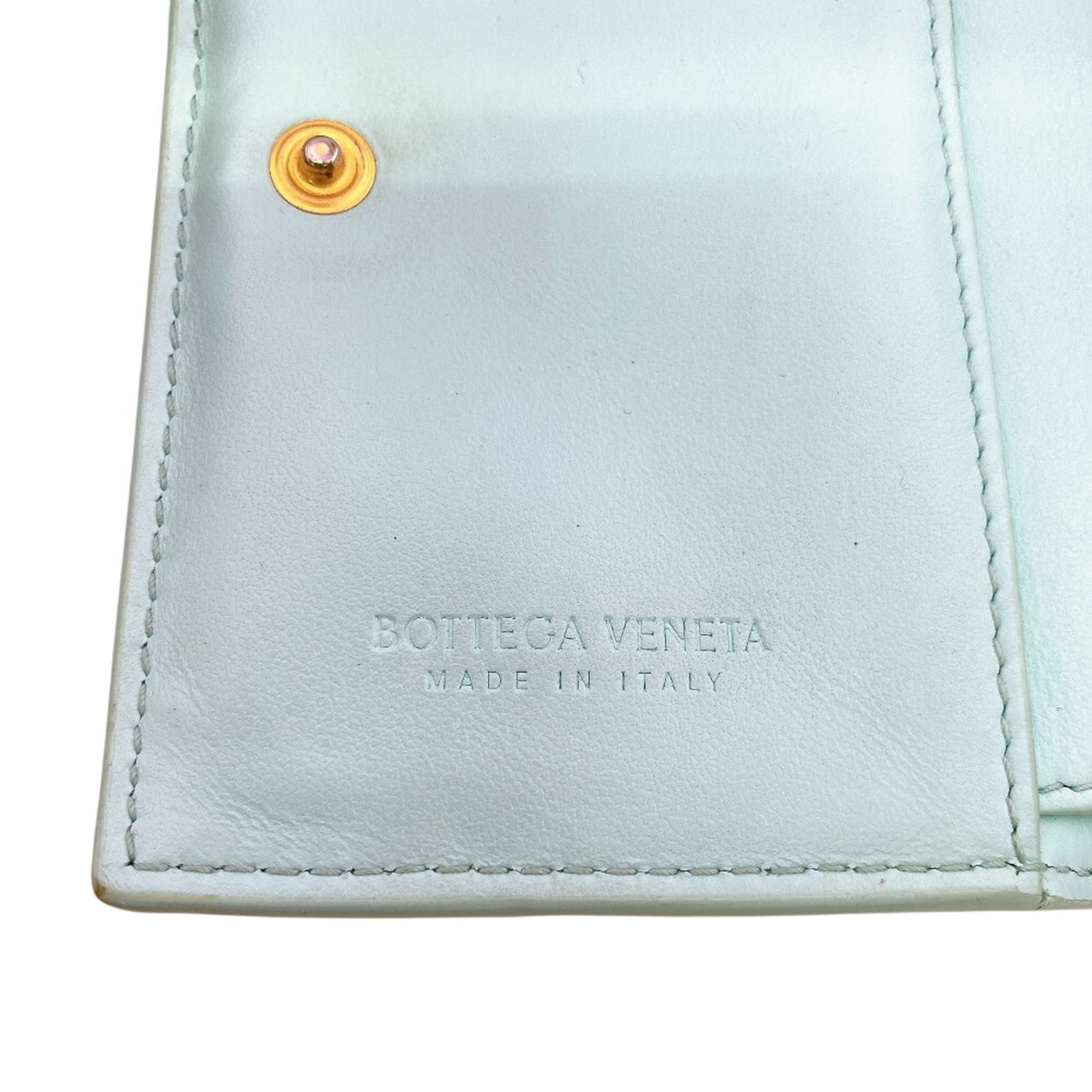 Bottega Veneta Green Leather Wallet (Bi-Fold) (Pre-Owned)