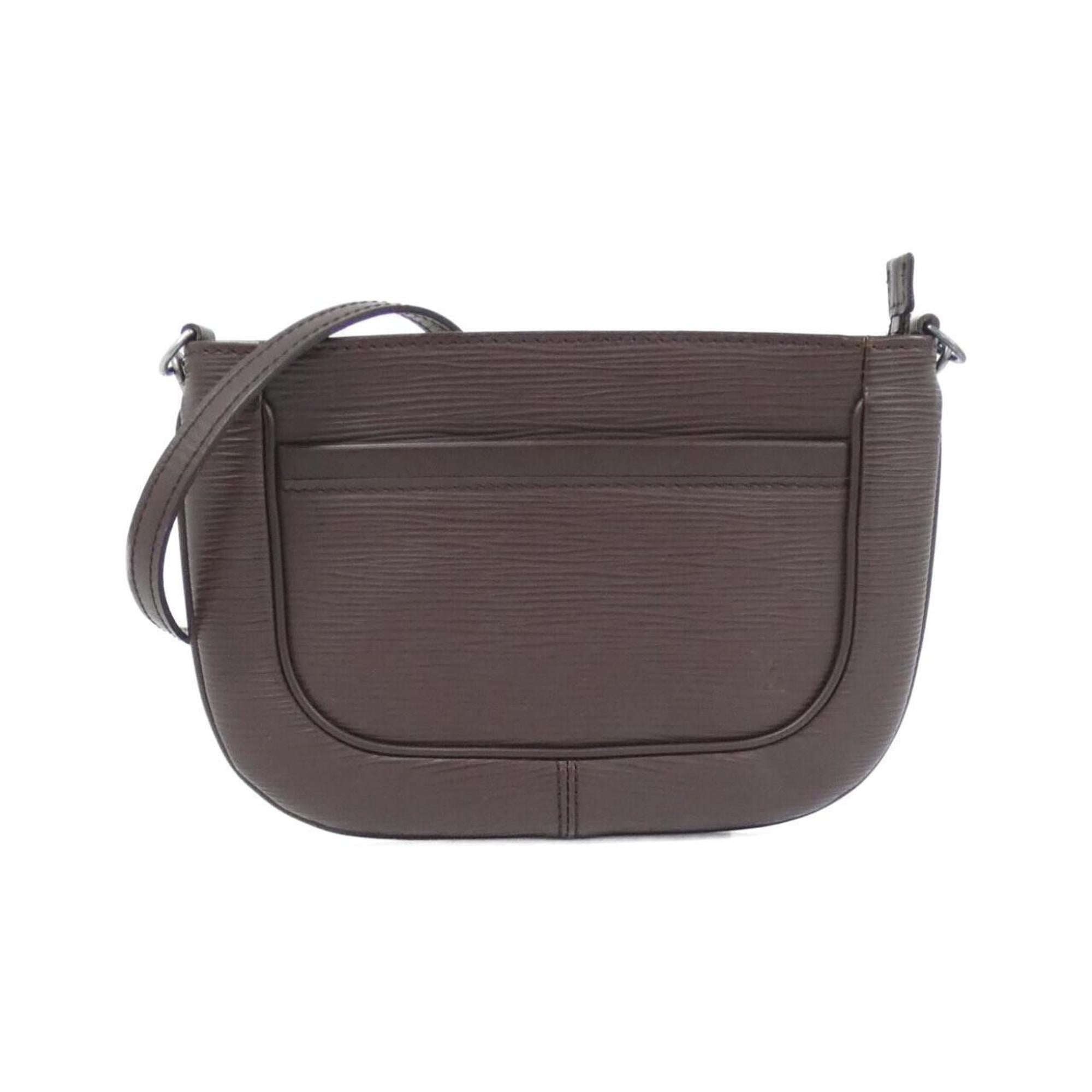 Louis Vuitton Mocha Leather Shoulder Bag (Pre-Owned)