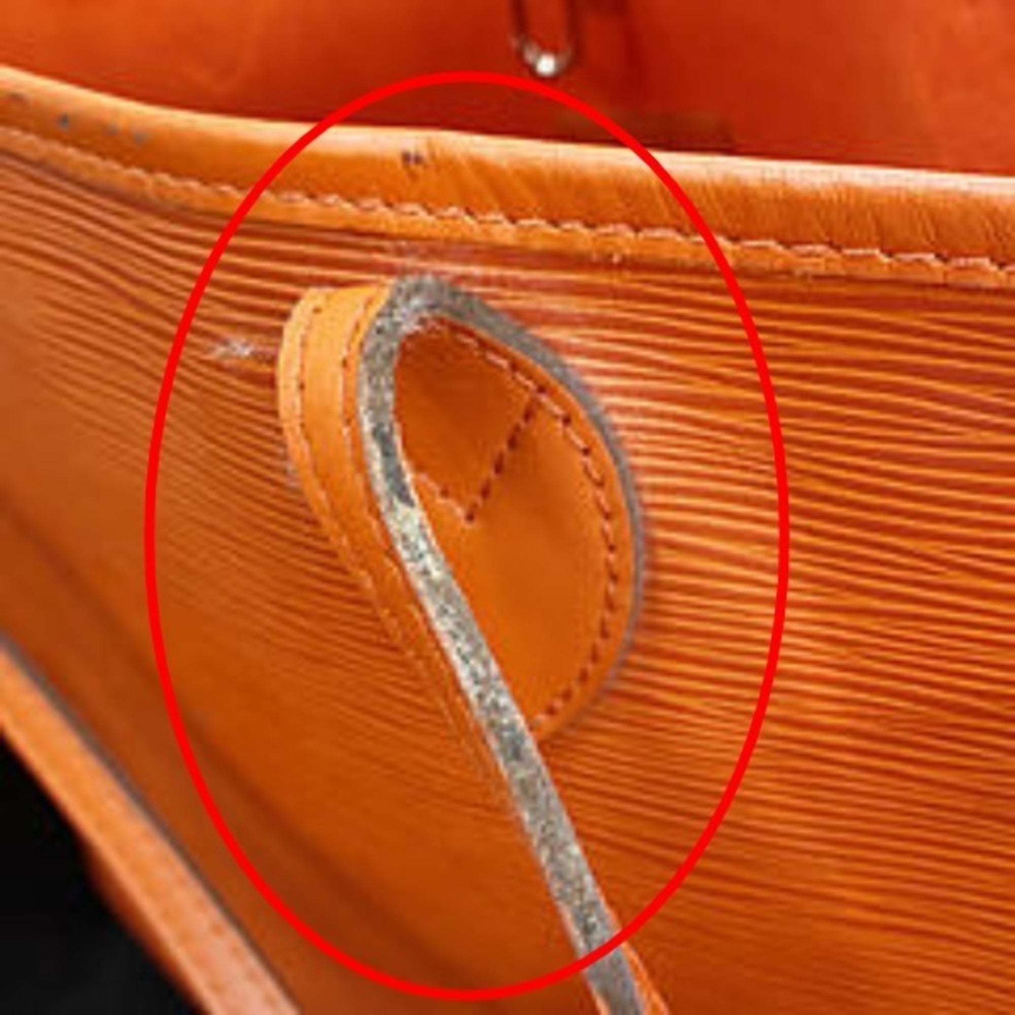 Louis Vuitton Orange Epi Leather Tote Bag (Pre-Owned)