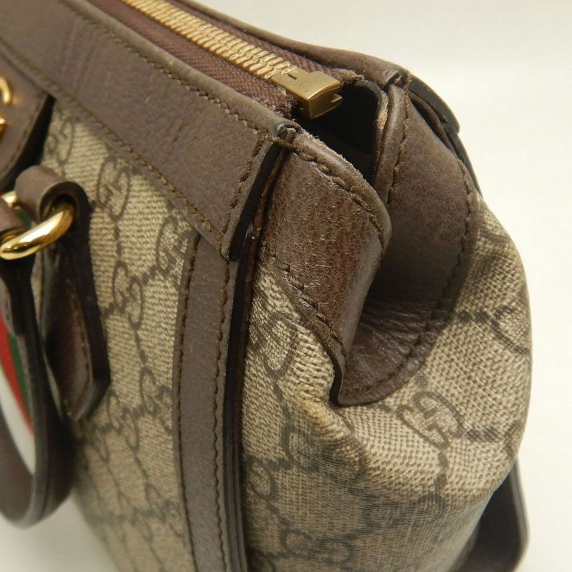 Gucci Beige Gg Supreme Tote Bag (Pre-Owned)
