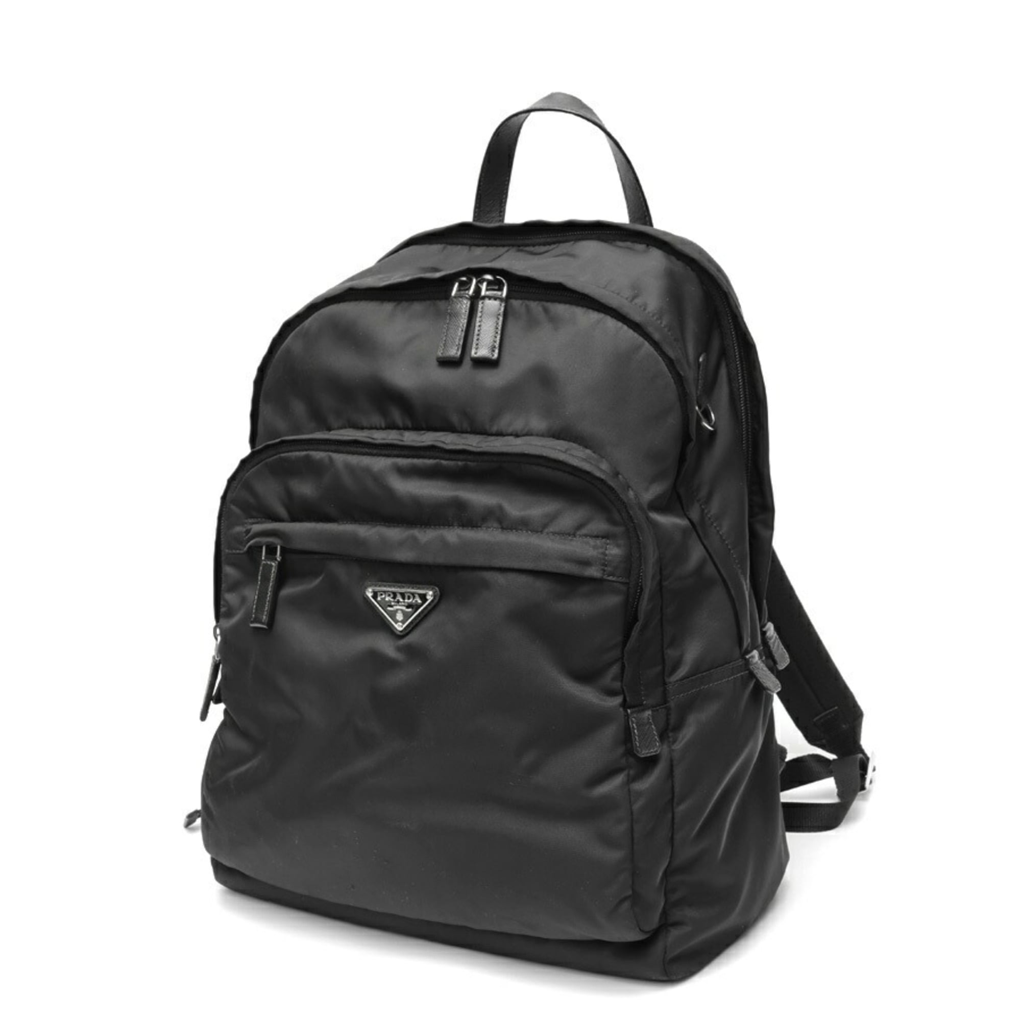 Prada Black Nylon Backpack (Pre-Owned)