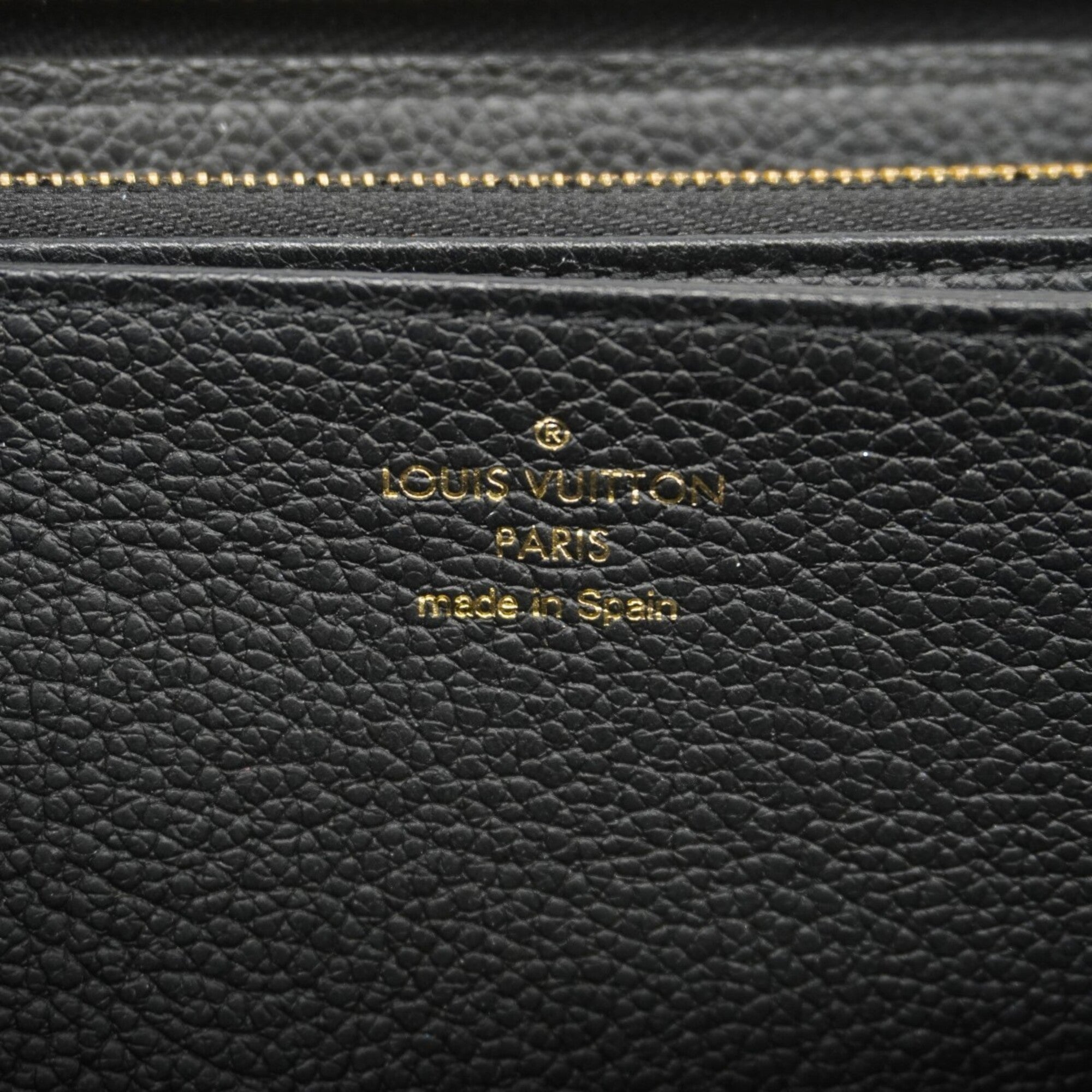 Louis Vuitton Noir Long Wallet (Bi-Fold) (Pre-Owned)