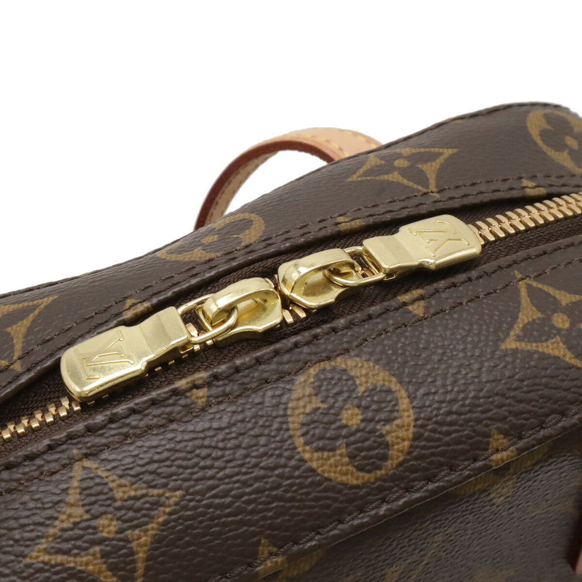 Louis Vuitton Brown Monogram Canvas Pvc Coated Canvas Handbag Shoulder Bag (Pre-Owned)