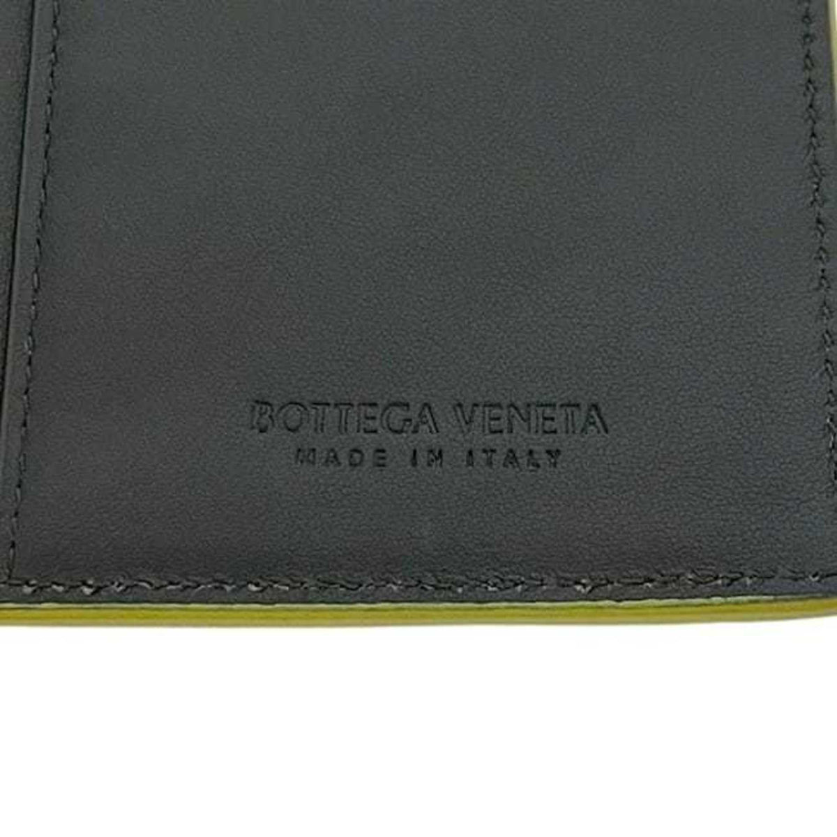 Bottega Veneta Yellow Leather Long Wallet (Bi-Fold) (Pre-Owned)