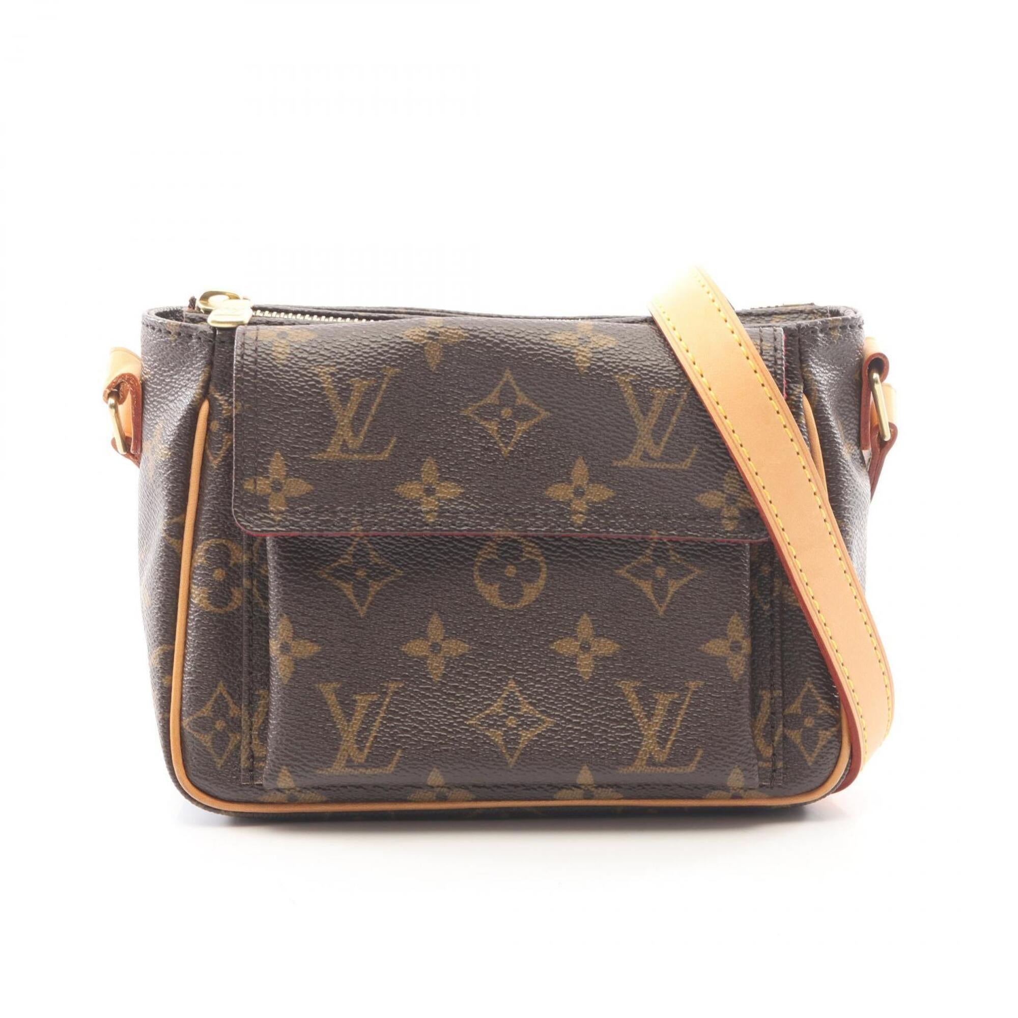 Louis Vuitton Brown Monogram Monogram Leather Handbag Shoulder Bag (Pre-Owned)