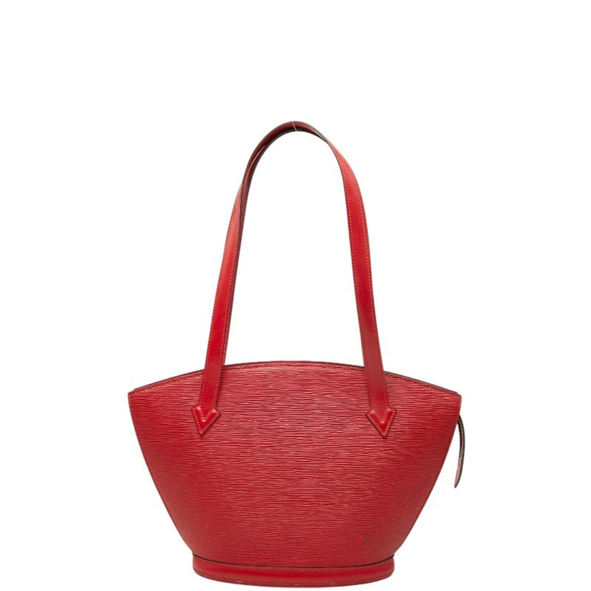 Louis Vuitton Castilian Red Leather Shoulder Bag Tote Bag (Pre-Owned)