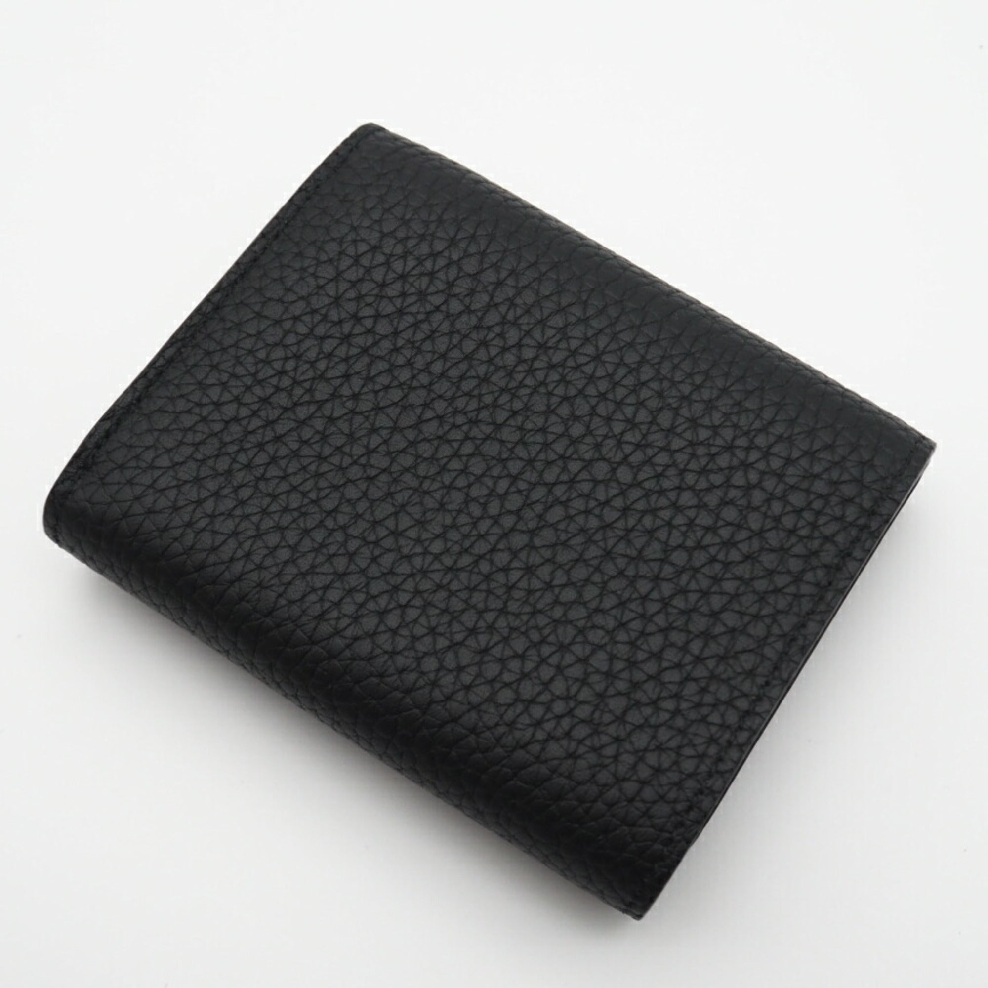 Louis Vuitton Taurillon Black Leather Wallet (Bi-Fold) (Pre-Owned)