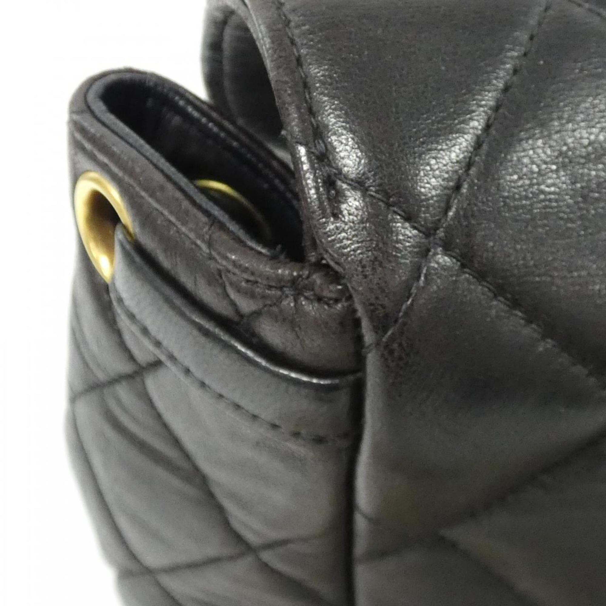 Chanel Black Leather Backpack (Pre-Owned)