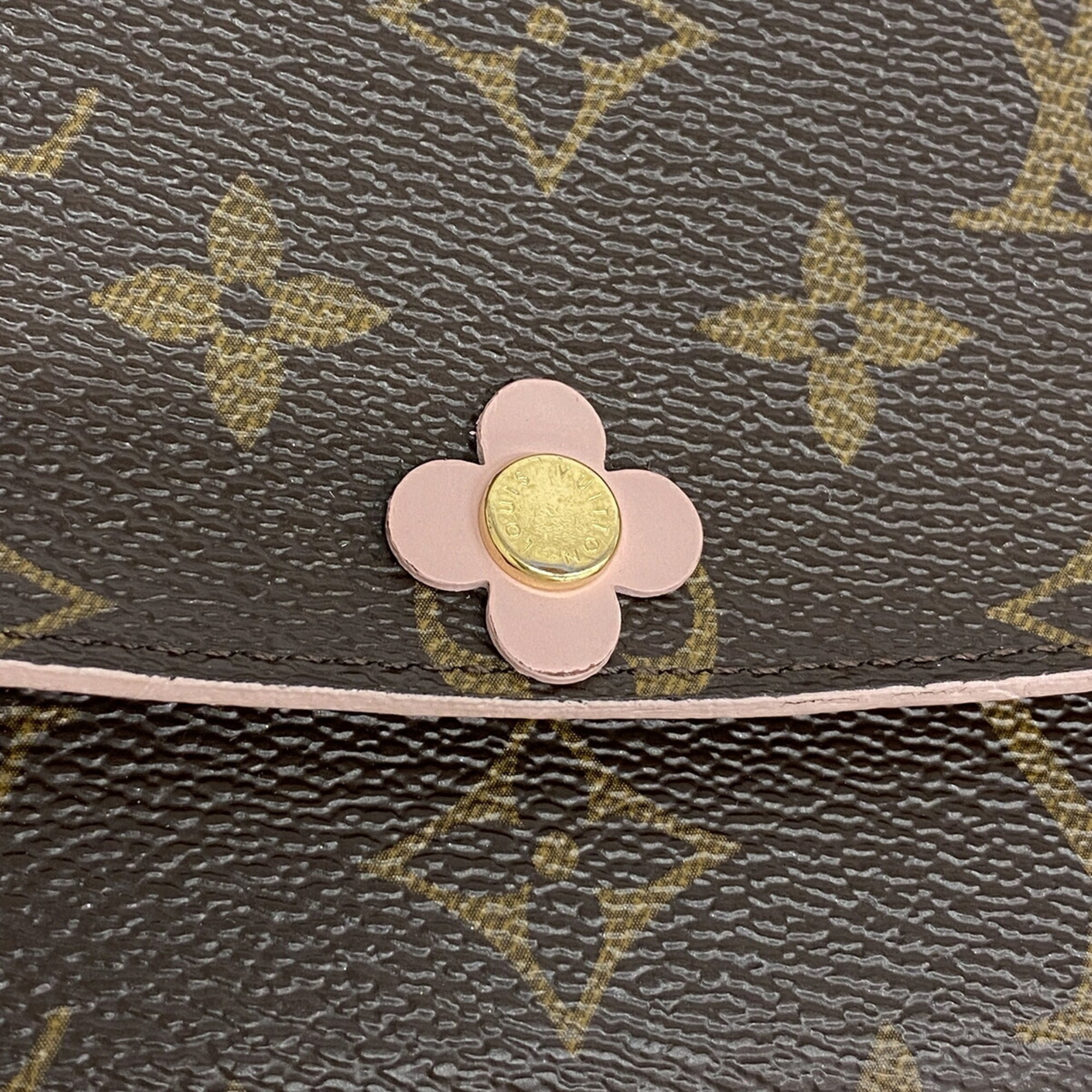 Louis Vuitton Brown Rose Ballerine Long Wallet (Bi-Fold) (Pre-Owned)