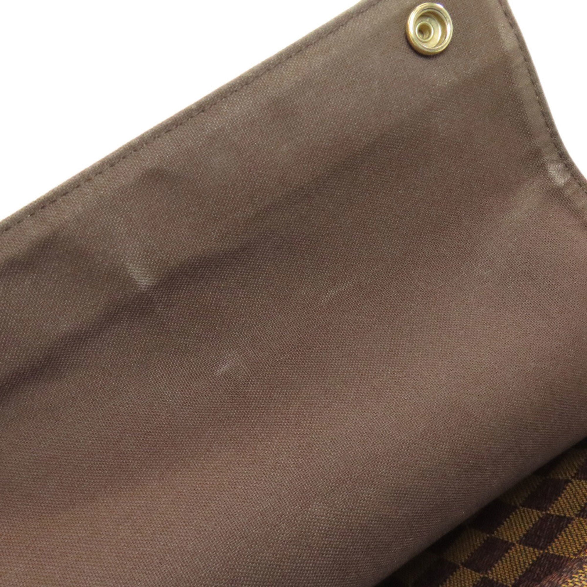 Louis Vuitton Damier Damier Canvas Ebene Damier Canvas Shoulder Bag (Pre-Owned)