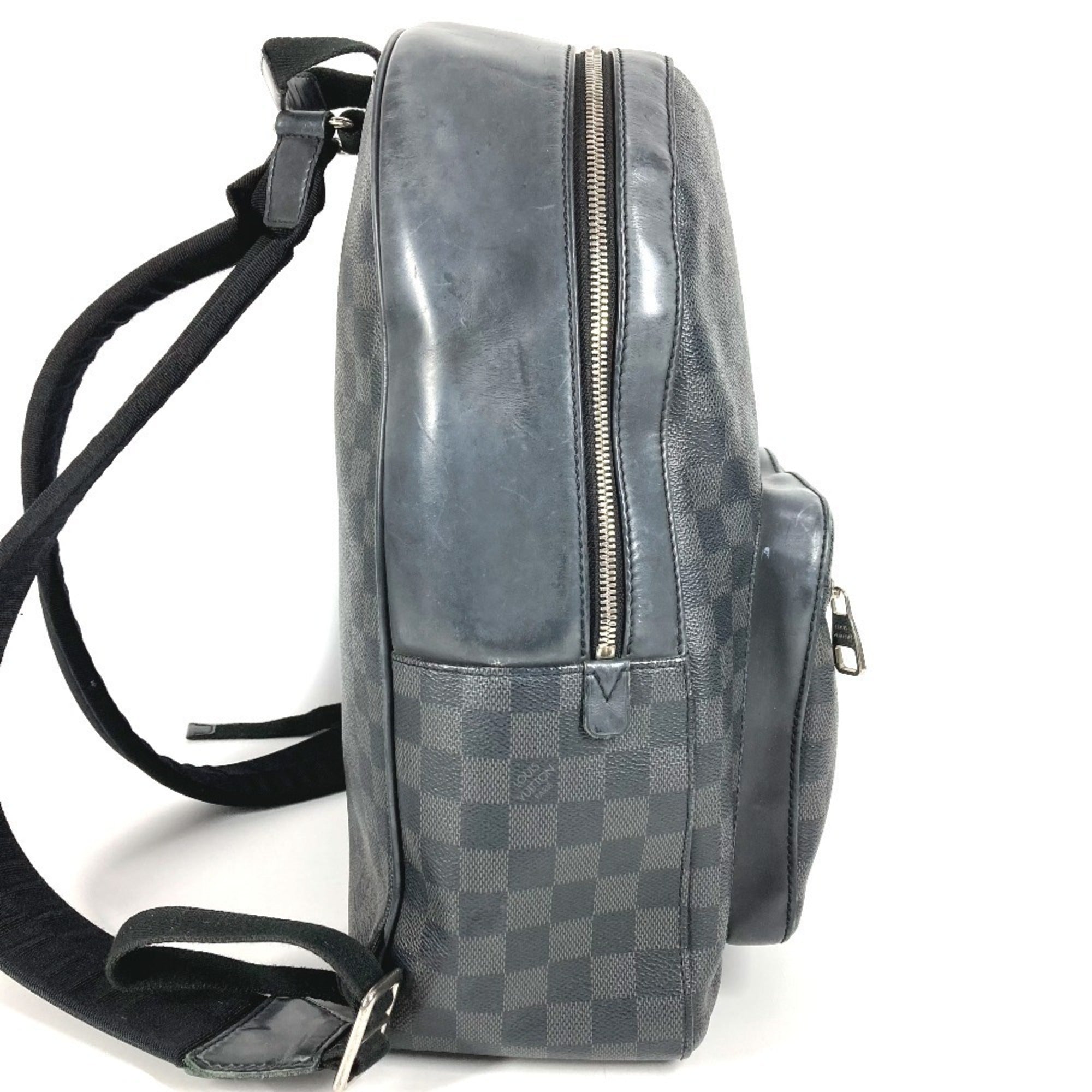 Louis Vuitton Black Damier Graphite Backpack (Pre-Owned)